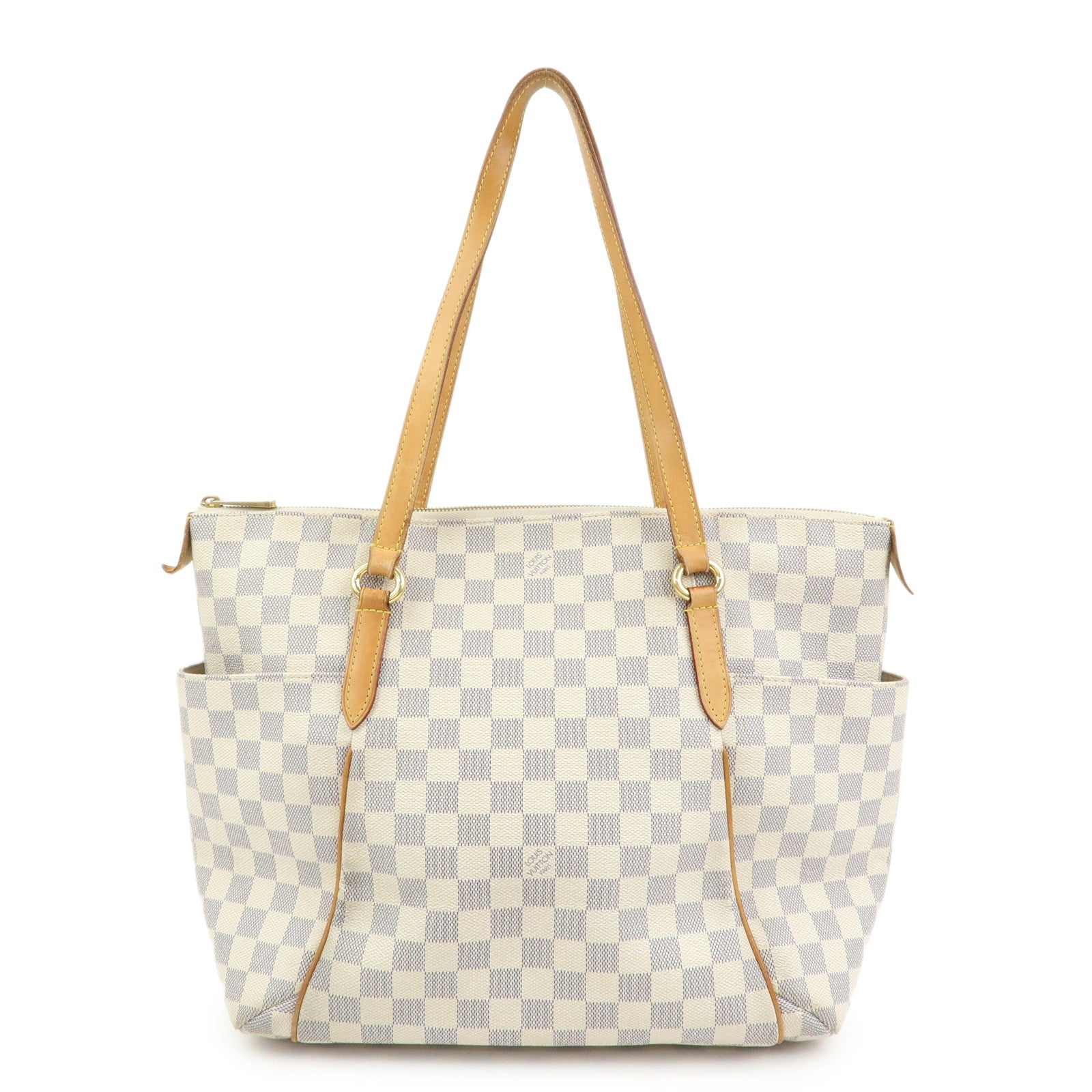 Louis Vuitton Damier Azur Totally MM Tote Bag Shoulder Bag N51262