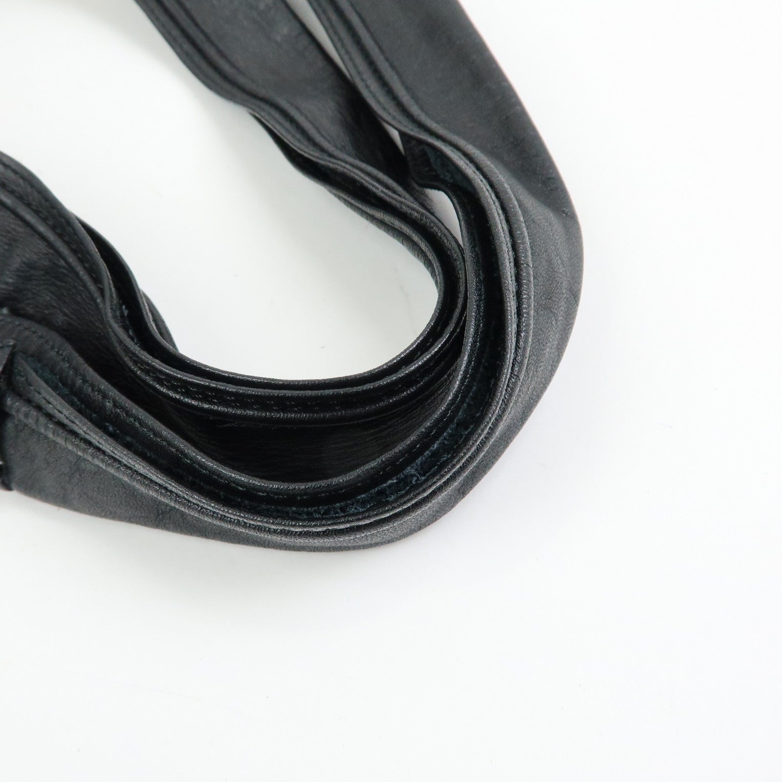 LOEWE Anagram Nappa Leather Hand Bag Shoulder Bag Black