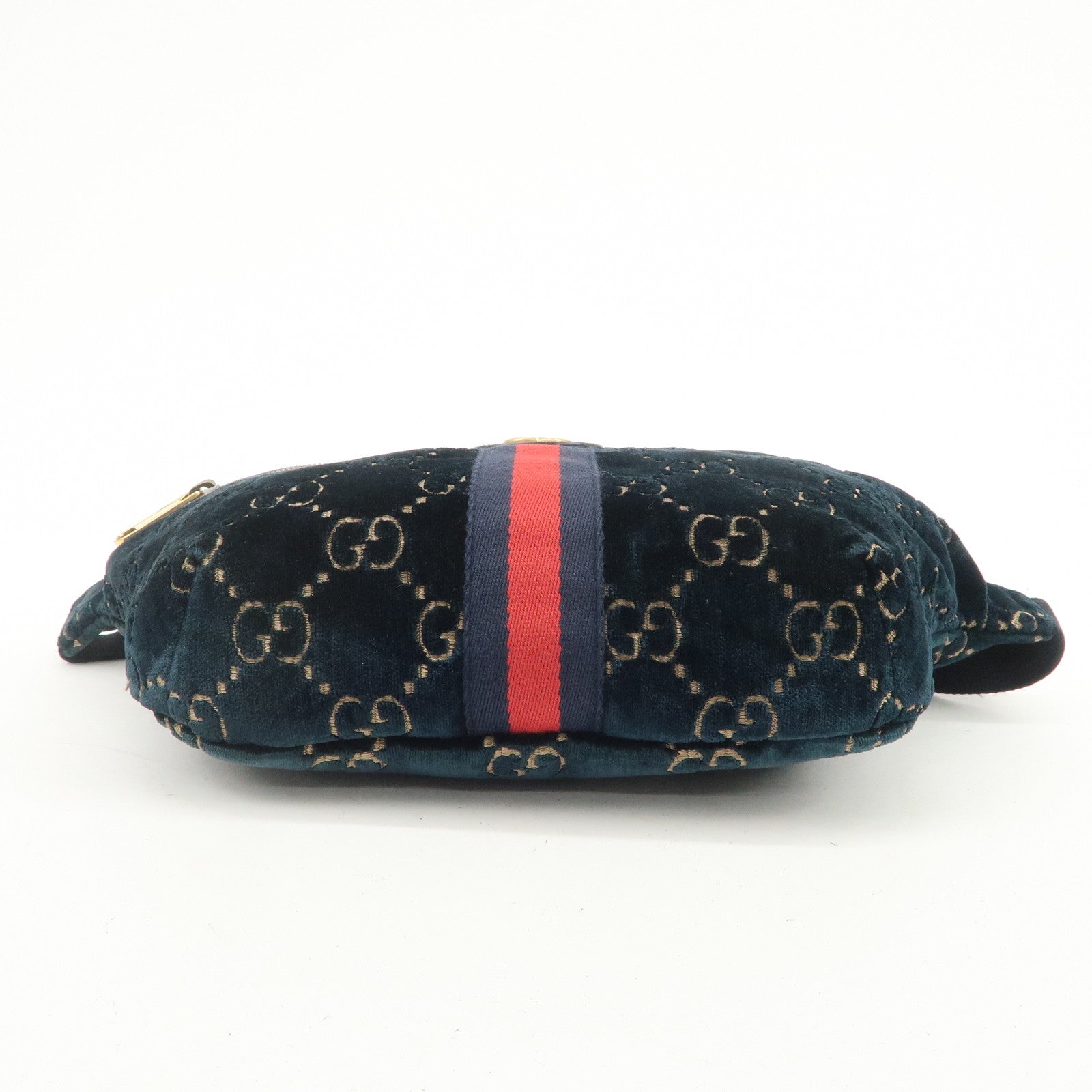 GUCCI Ophidia GG Velvet Leather Waist Bag Crossbody Bag 574968