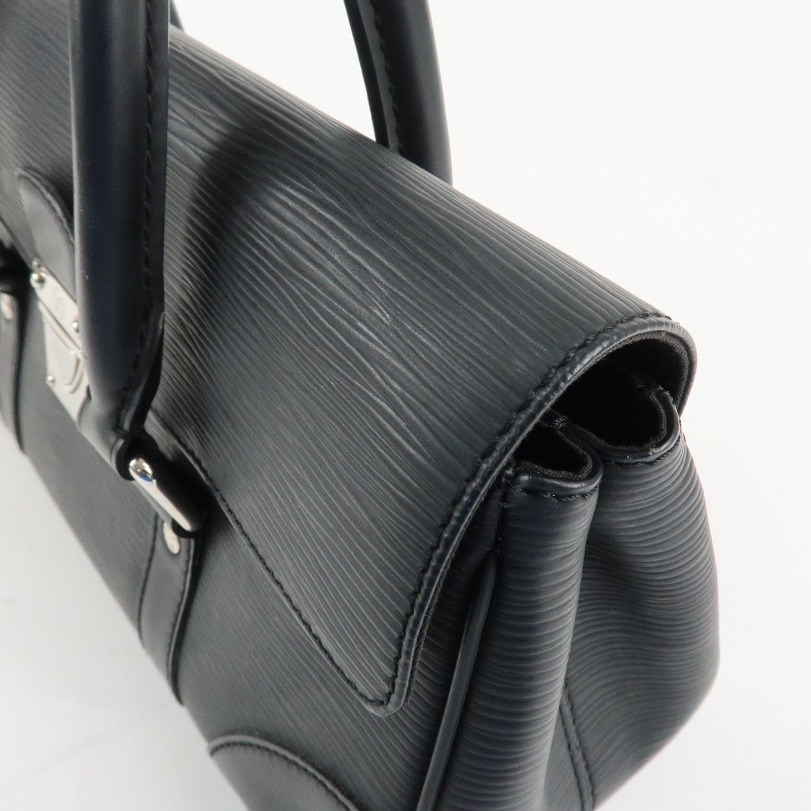 Louis Vuitton Epi Segur PM Hand Bag Noir Black M58822 Used