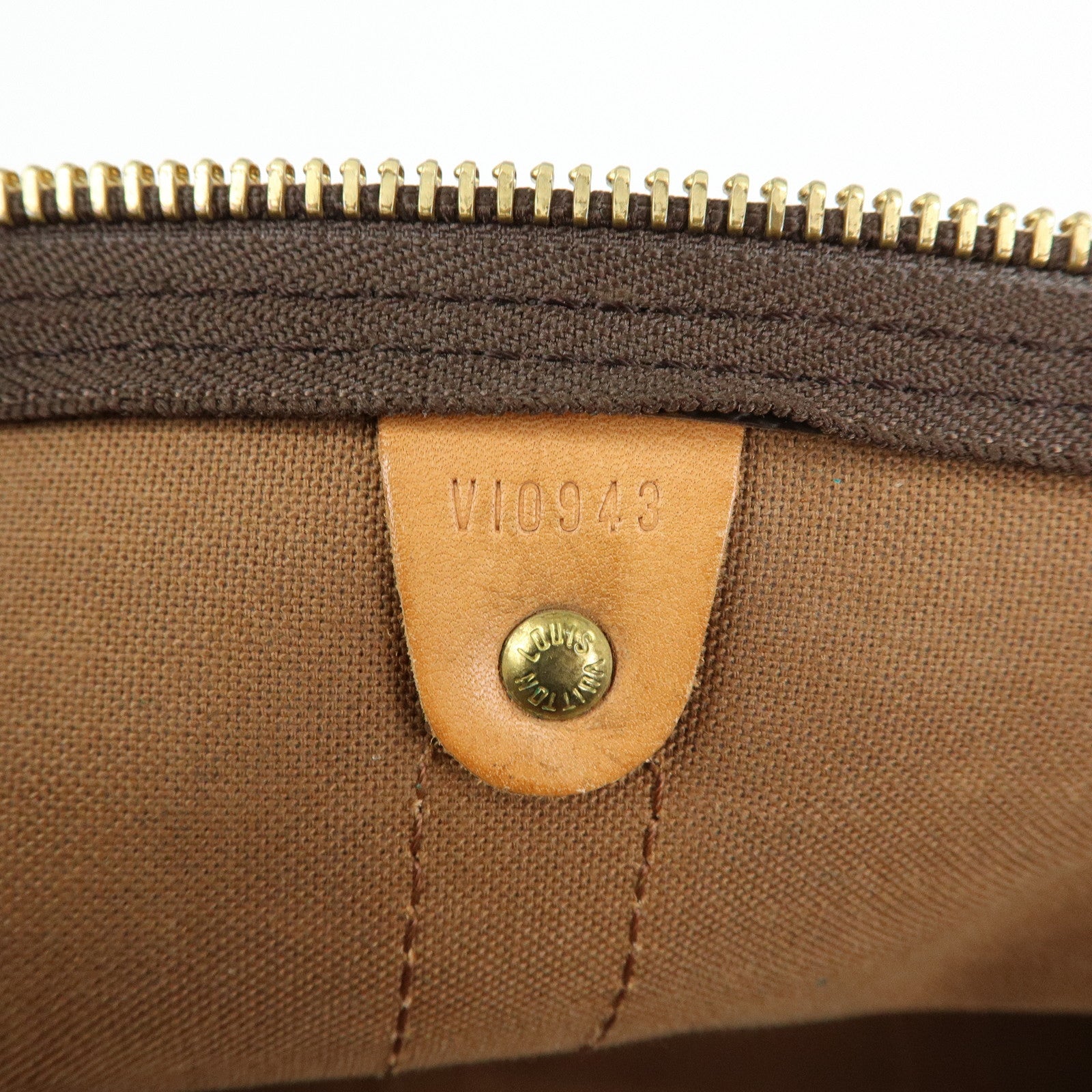 Louis Vuitton Monogram Keep All 55 Boston Bag Brown M41424