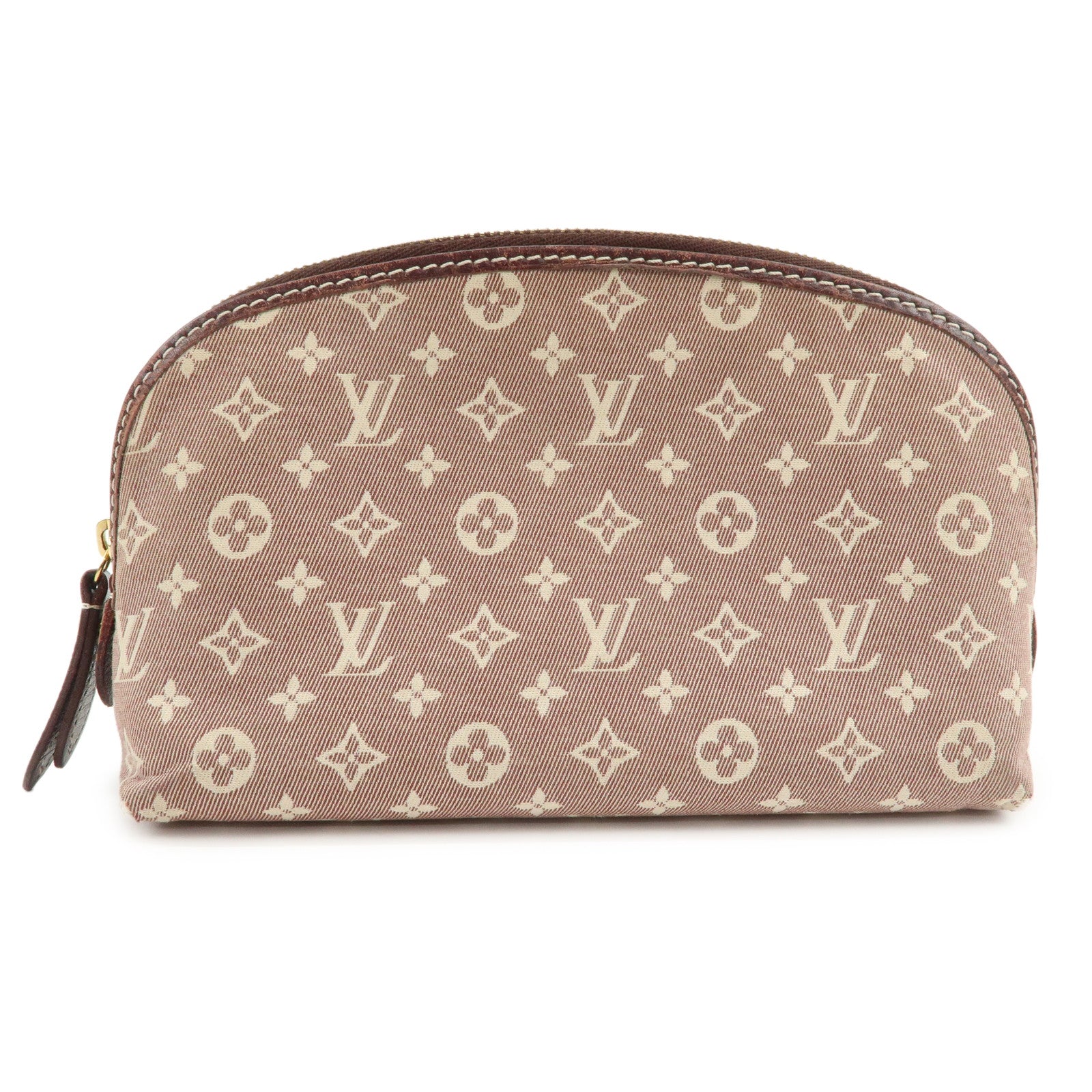 Louis Vuitton Monogram Idylle Pochette Cosmetic Pouch Sepia M40377