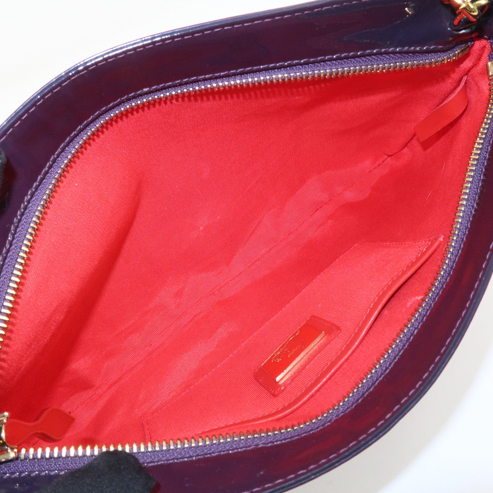 Christian Louboutin Vinyl 2Way Bag Chain Shoulder Bag Purple
