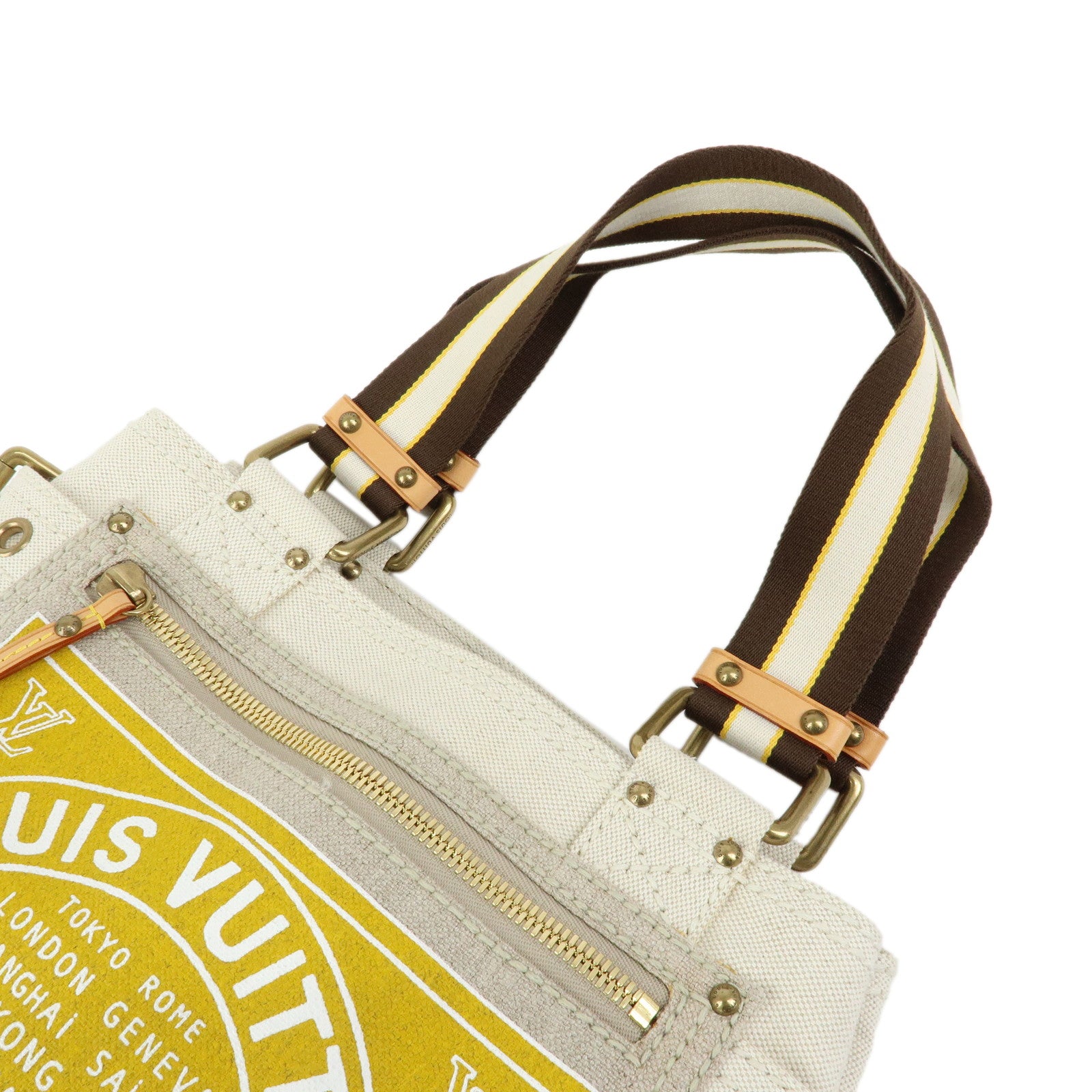 Louis Vuitton Canvas Globe Shopper MM Tote Cruise Collection M95113