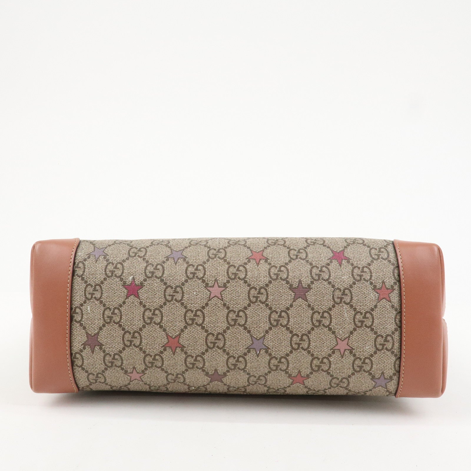 GUCCI GG Supreme PVC Leather Tote Bag Shoulder Bag Beige 309499