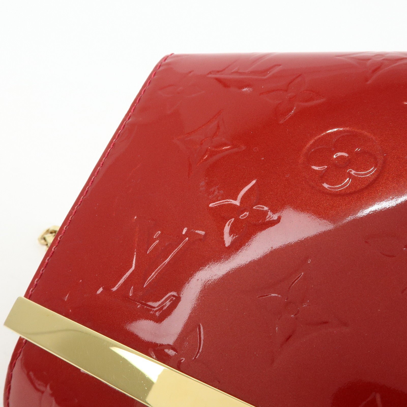 Louis Vuitton Monogram Vernis Leather Clutch Ana 3Way Bag M90095