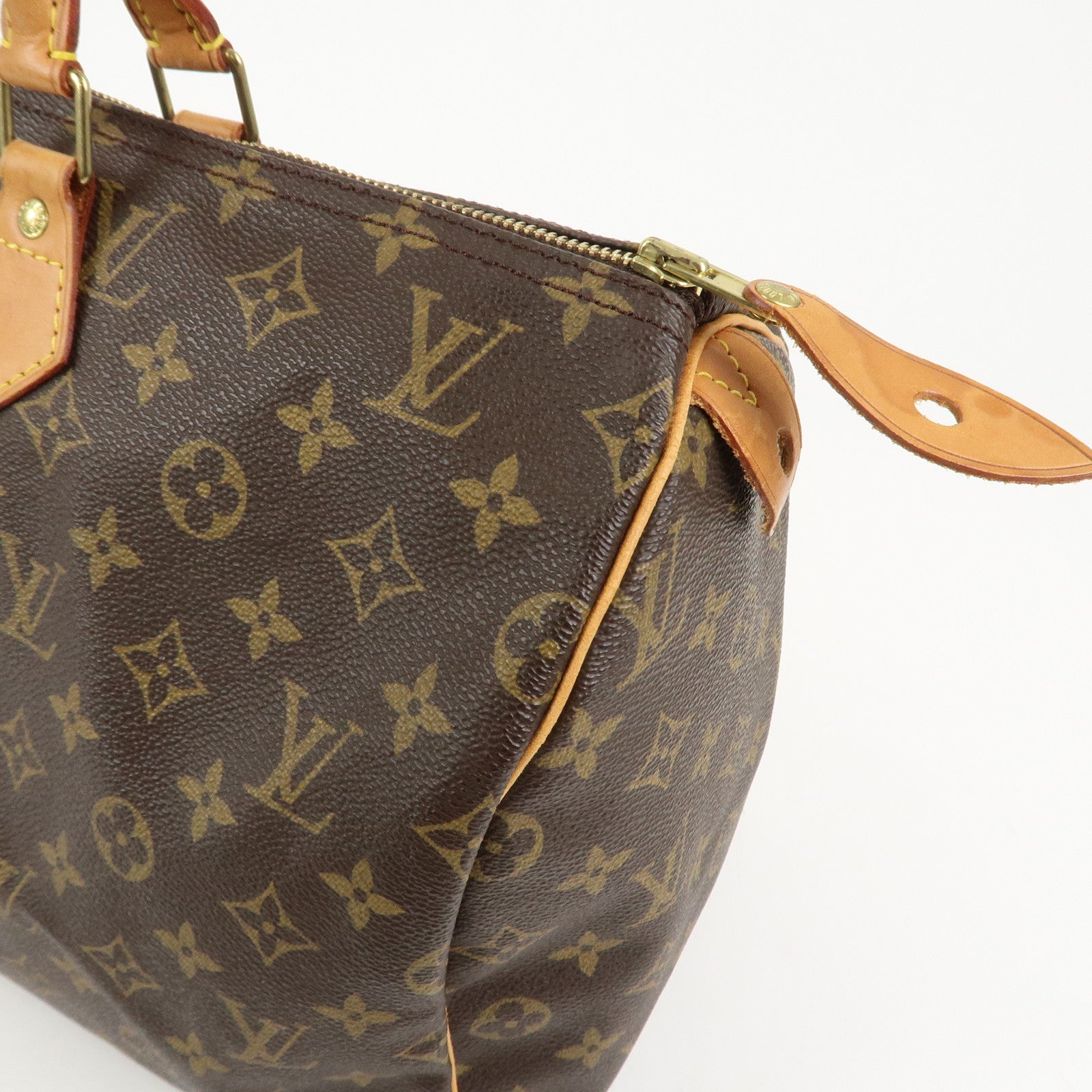 Louis Vuitton Monogram Speedy 40 Hand Bag Boston Bag Brown M41522