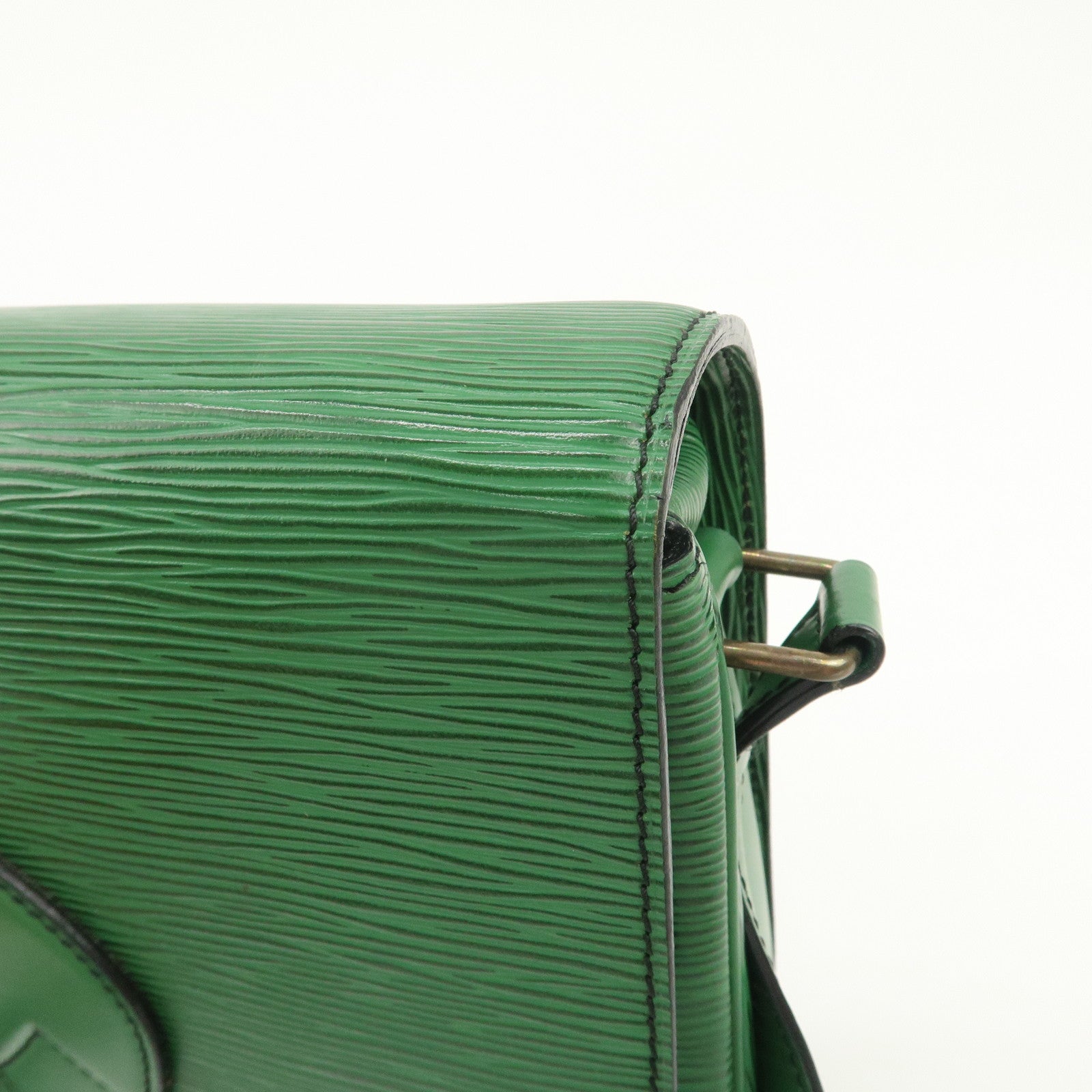 Louis Vuitton Epi Cartouchiere MM Shoulder Bag Borneo Green M52244