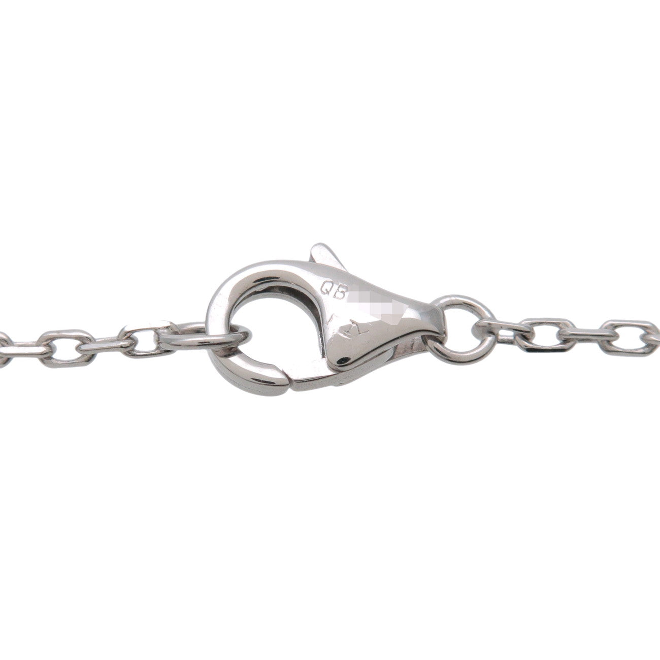 Cartier C Heart Diamond Necklace K18 750WG White Gold