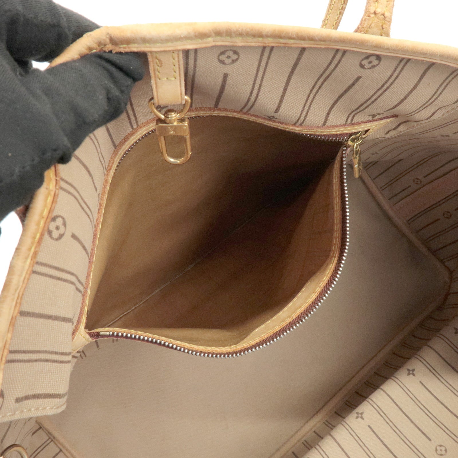 Louis Vuitton Monogram Neverfull GM Tote Bag Brown M40157 Used