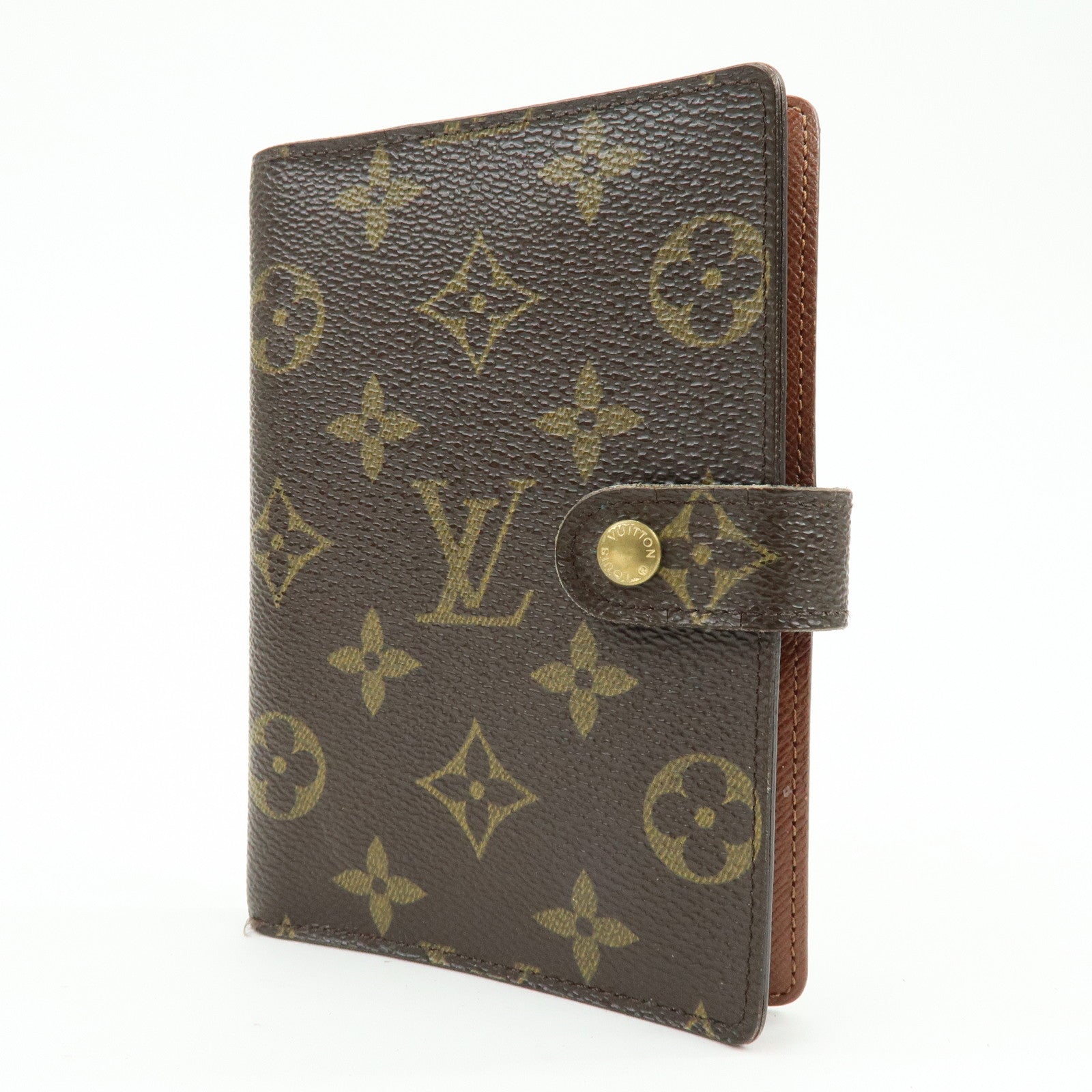 Louis Vuitton Monogram Agenda PM Planner Cover Brown R20005
