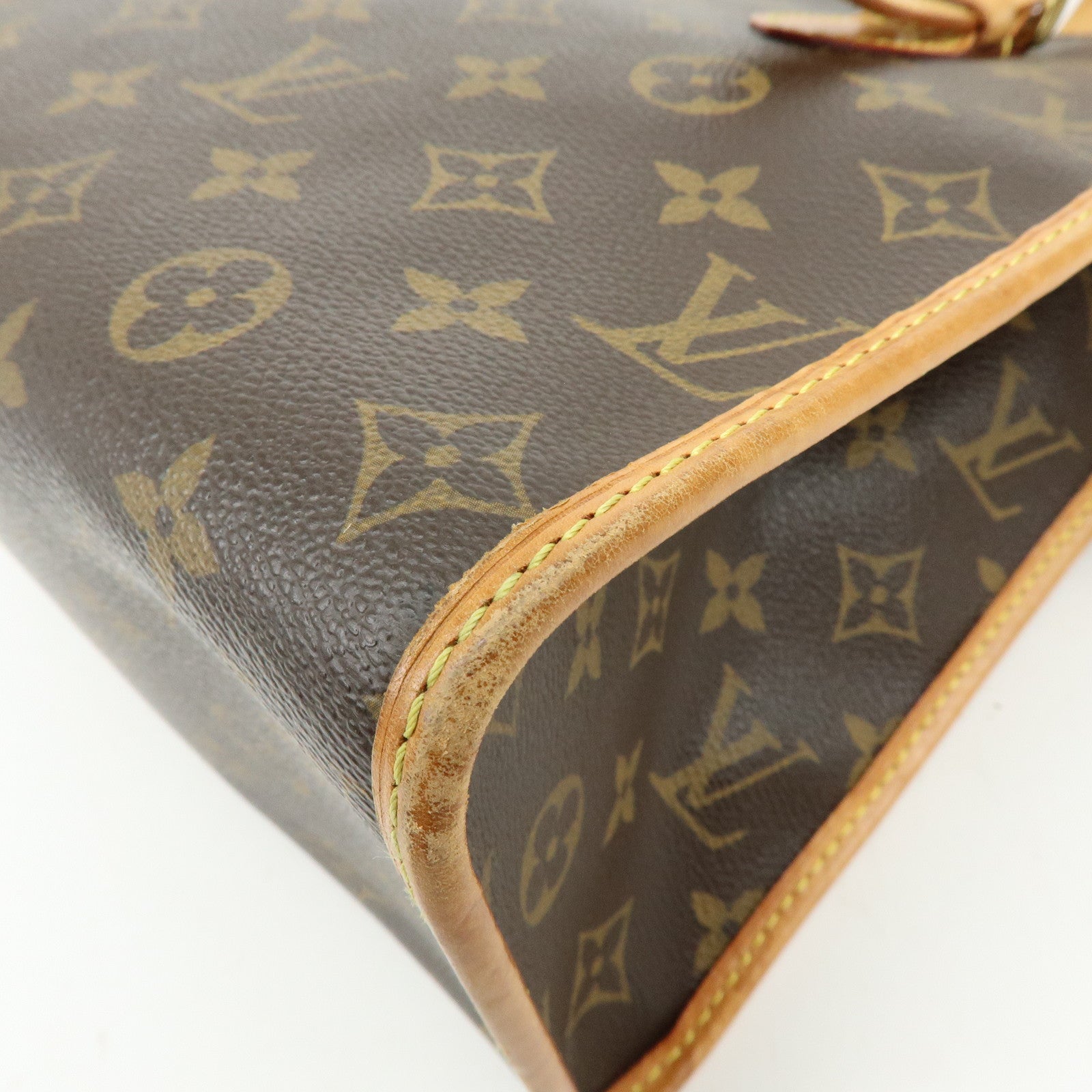 Louis Vuitton Monogram Popincourt Haut Shoulder Bag Brown M40007