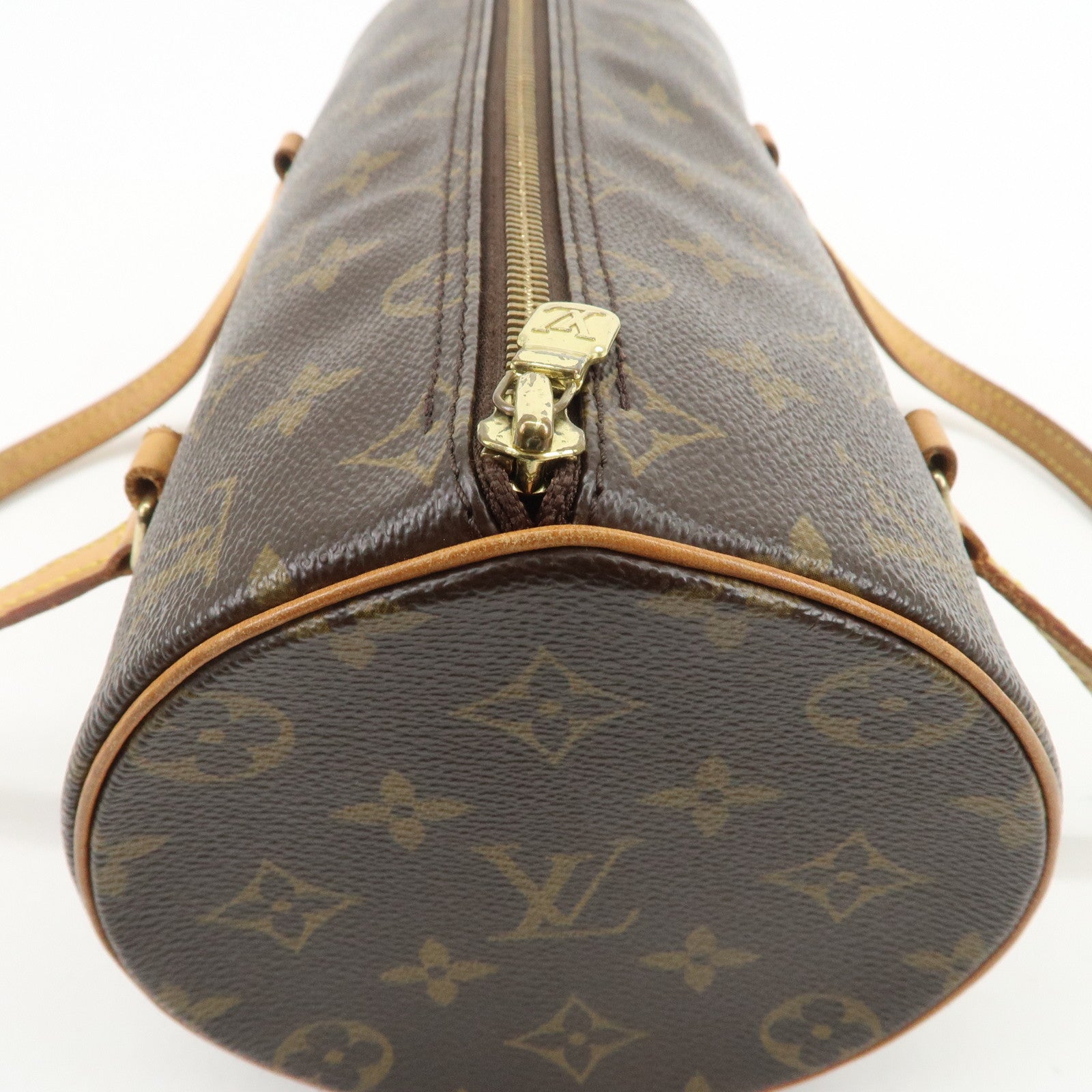 Louis Vuitton Monogram Papillon 26 Hand Bag Brown M51386