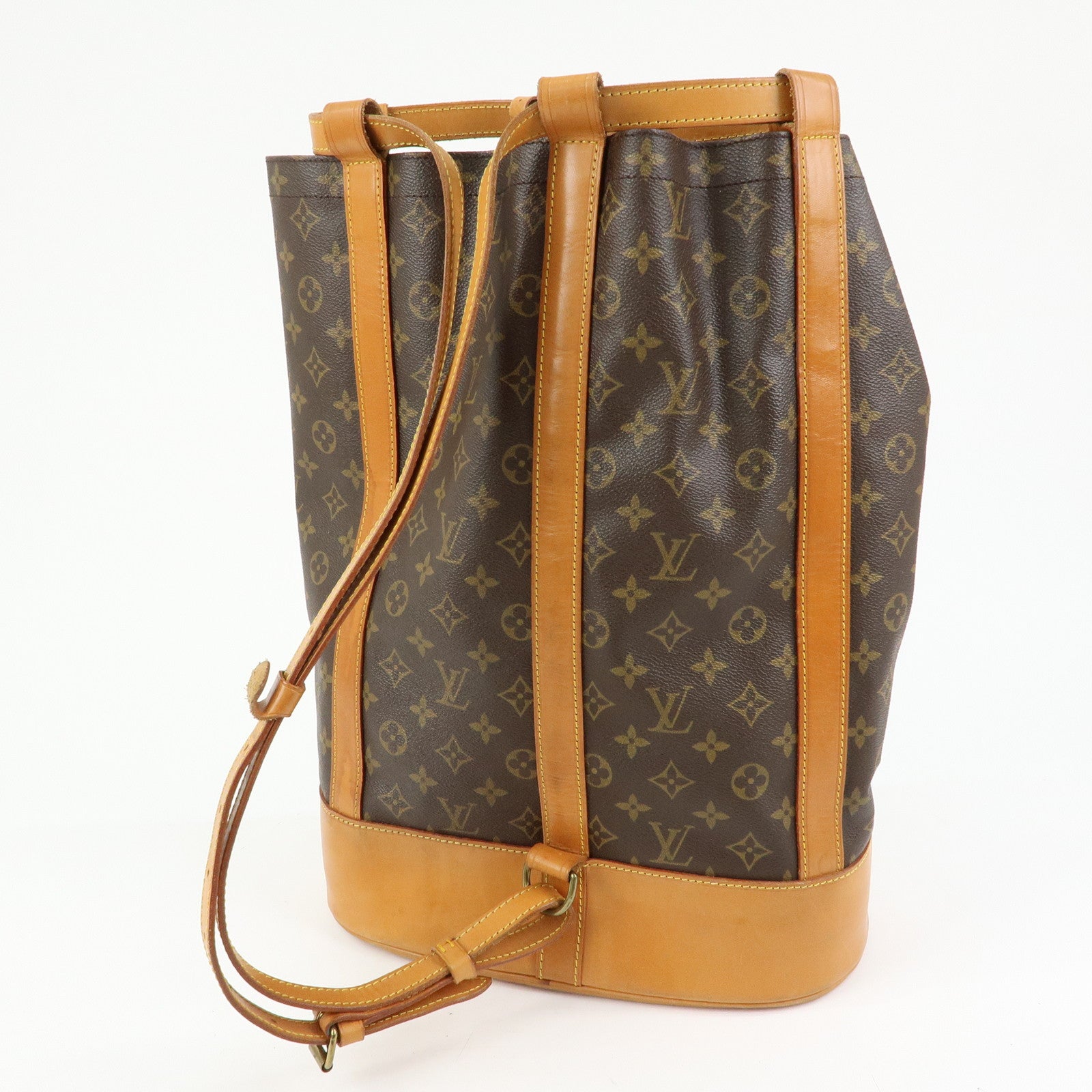 Louis Vuitton Monogram Randonnee GM Shoulder Bag Brown M42244