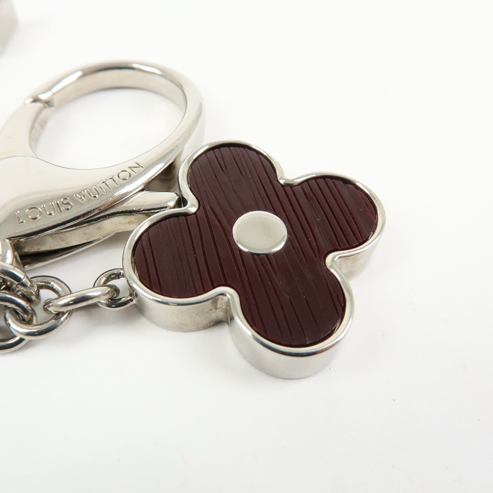 Louis Vuitton Bijou Sac Fleur Metal Bag Charm Key Holder M66368