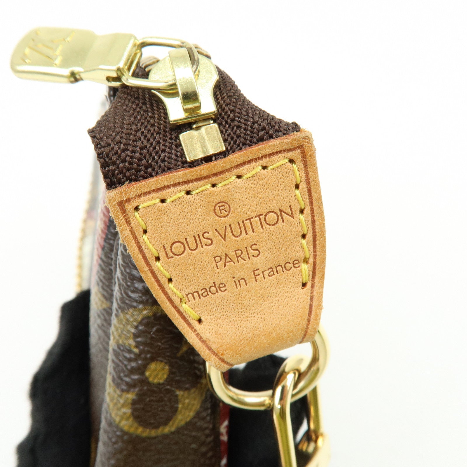 Louis Vuitton Monogram Patch Mini Pochette Accessoire Brown M95804