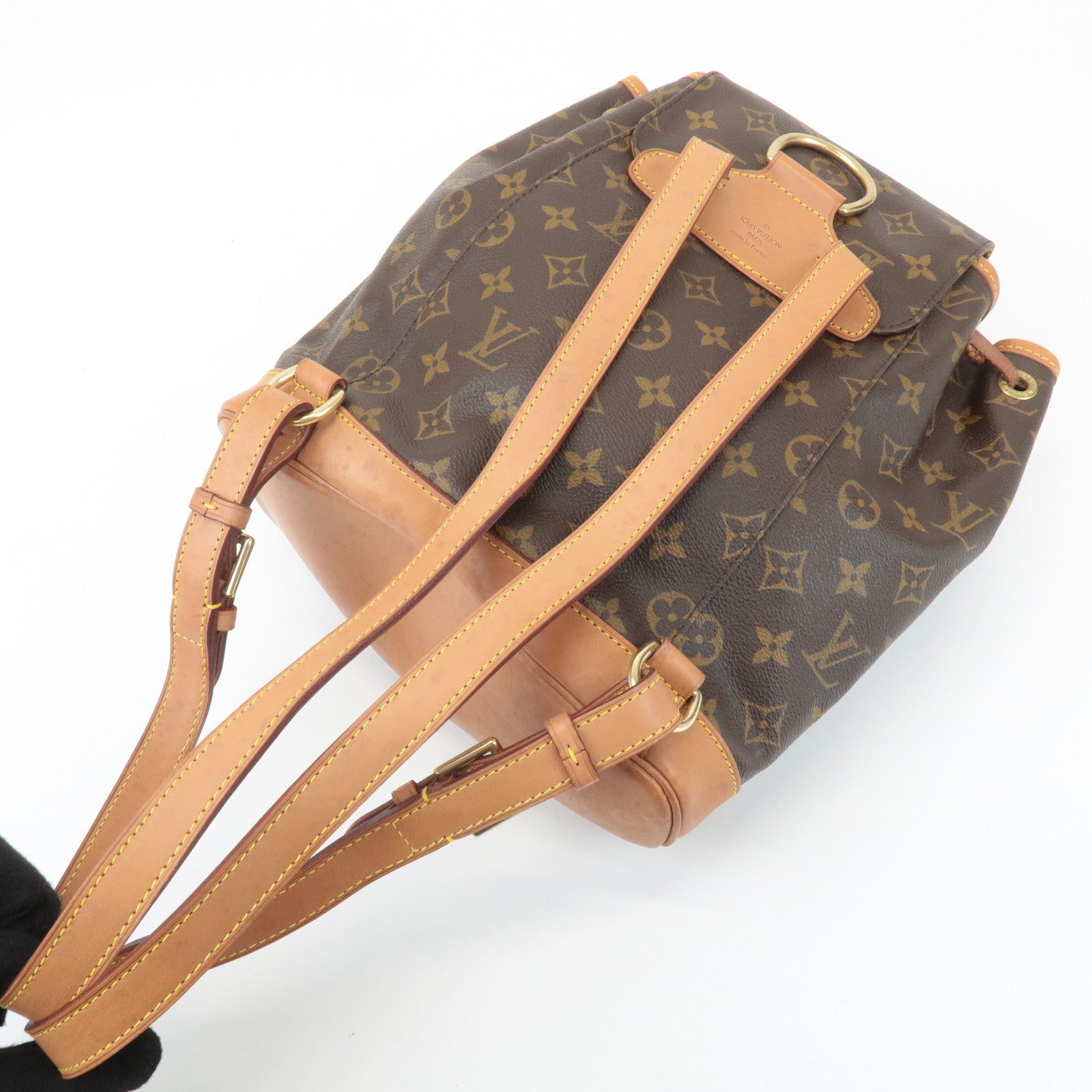 Louis Vuitton Monogram Montsouris MM Backpack Brown M51136