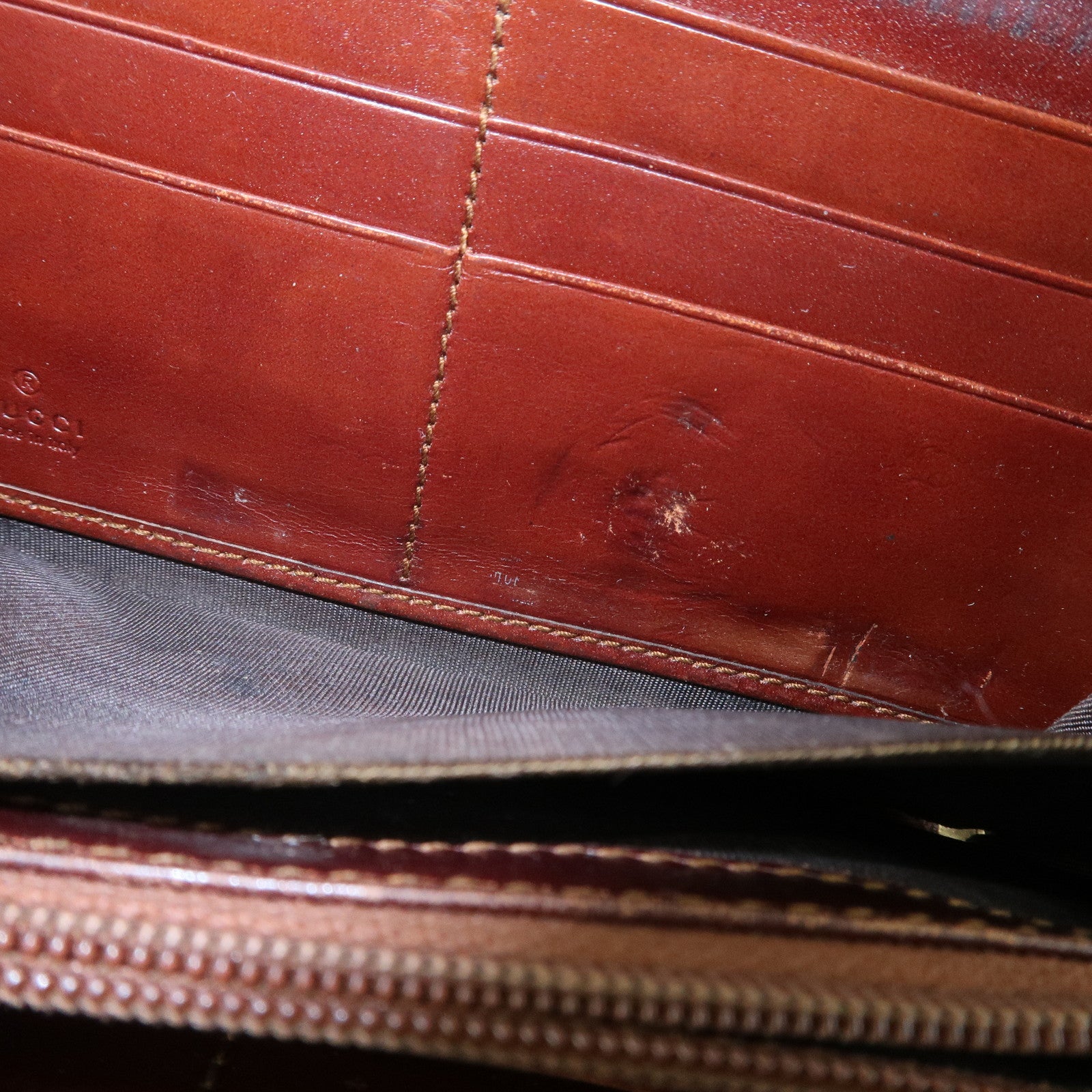 GUCCI Set of 3 Wallet GG Supreme Guccissima Leather Pink Beige