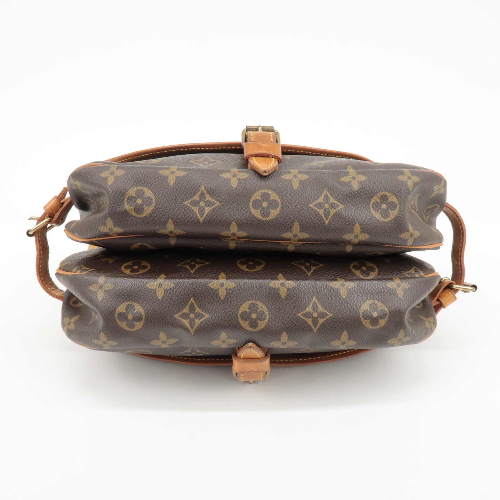 Louis Vuitton Monogram Saumur 30 Shoulder Bag Brown M42256 Used