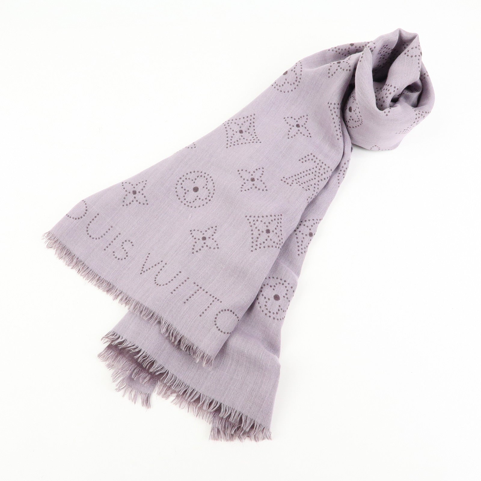 Louis Vuitton Monogram Cashmere Silk Etole Mahina Stole M72312