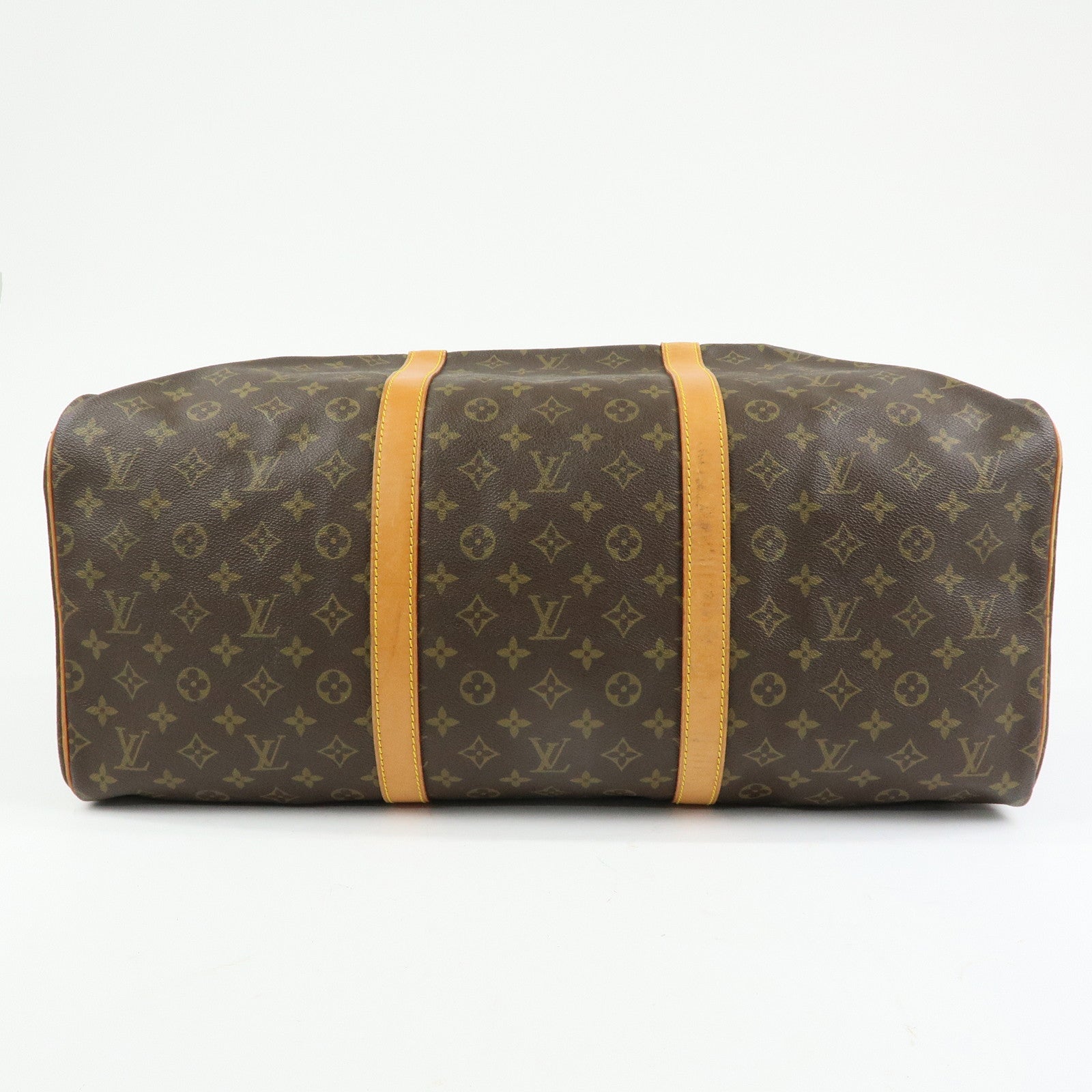 Louis Vuitton Monogram Sac Souple 55 Boston Bag Brown M41622
