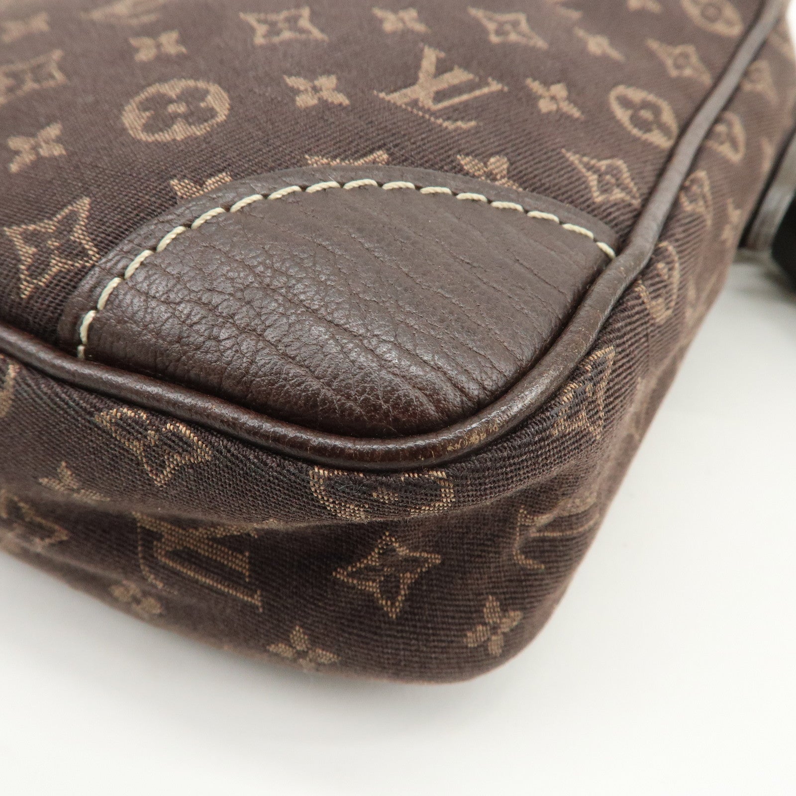 Louis Vuitton Monogram Mini Lin Danube Shoulder Bag Brown M95228