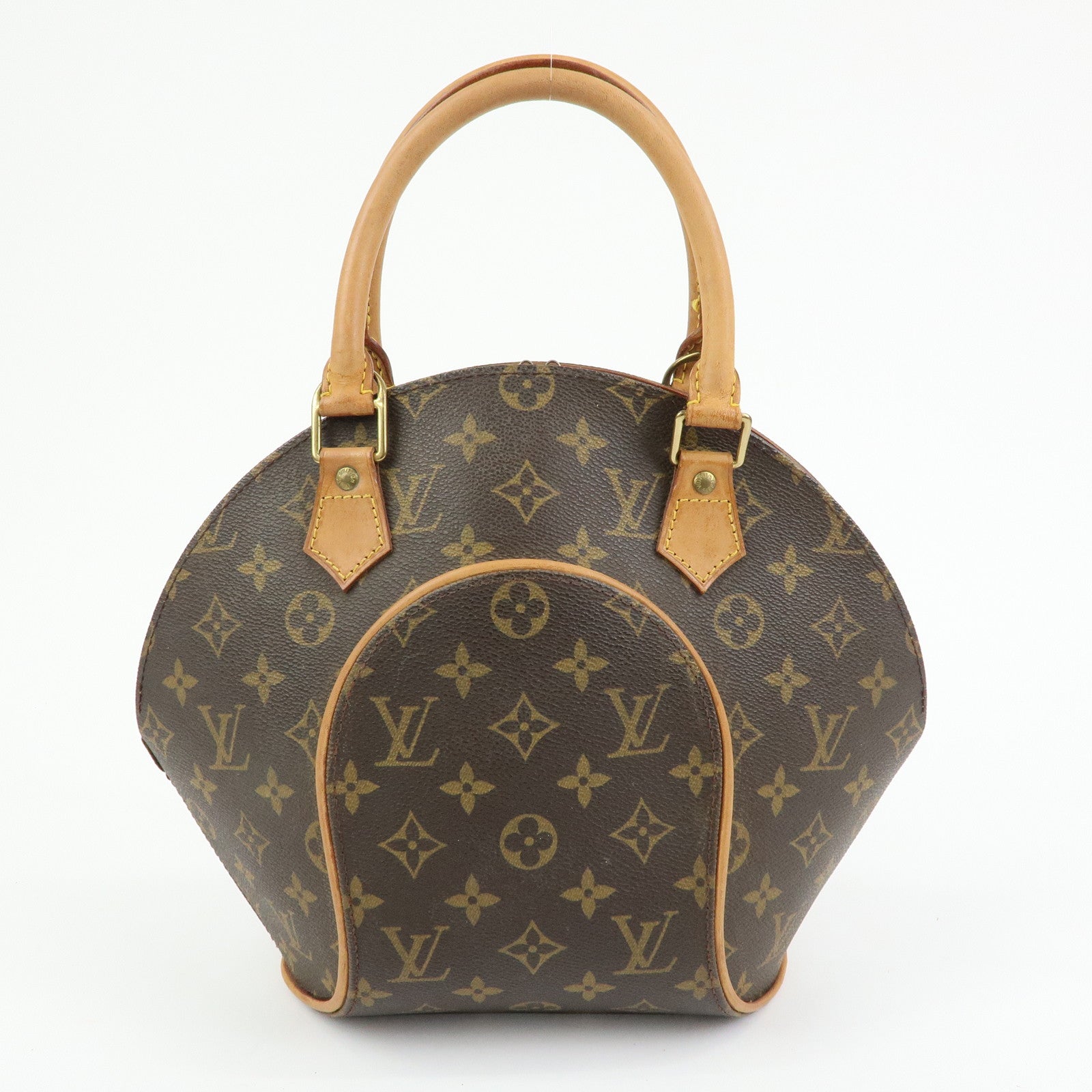 Louis Vuitton Monogram Ellipse PM Hand Bag Brown M51127
