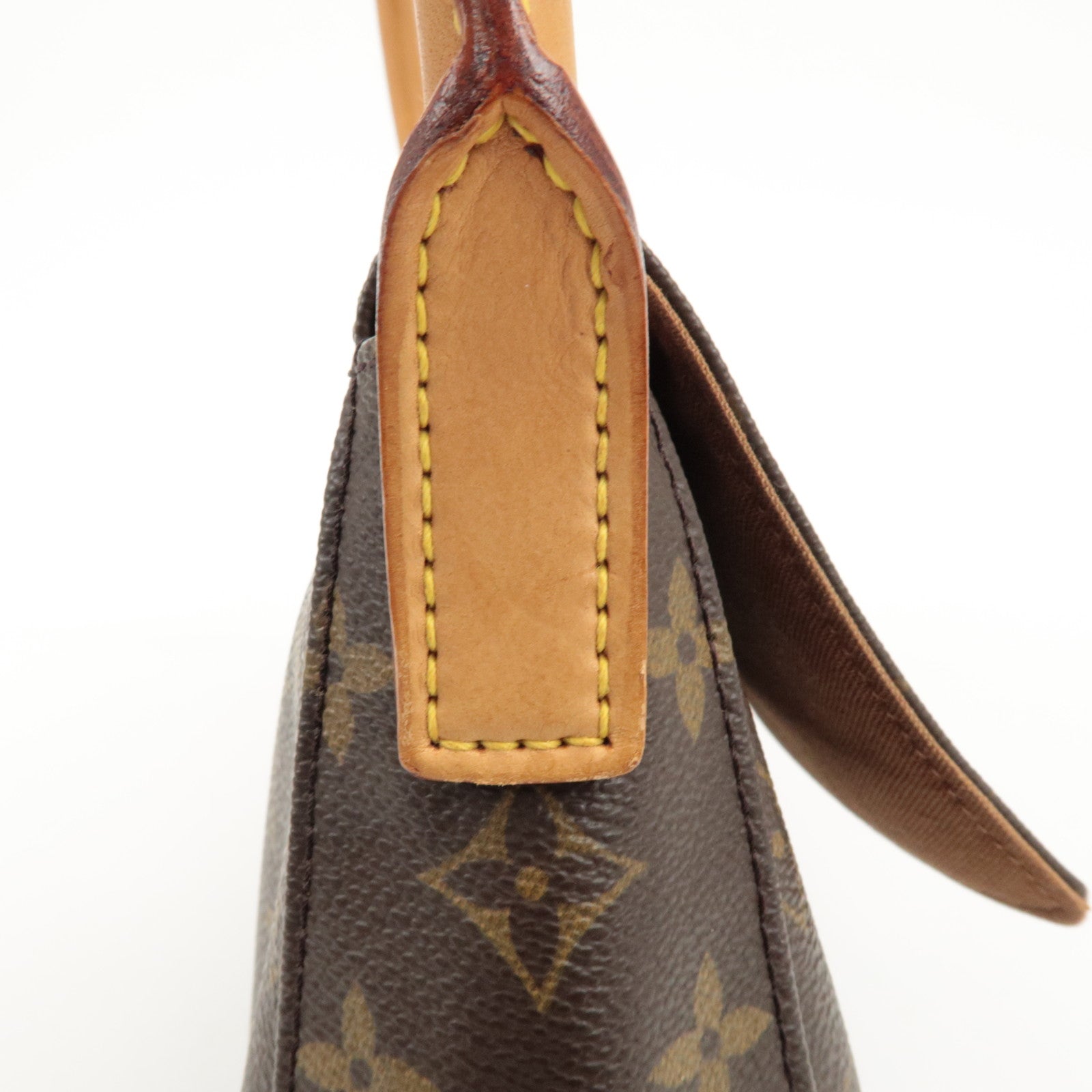 Louis Vuitton Monogram Mini Looping Shoulder Bag Brown M51147 Used