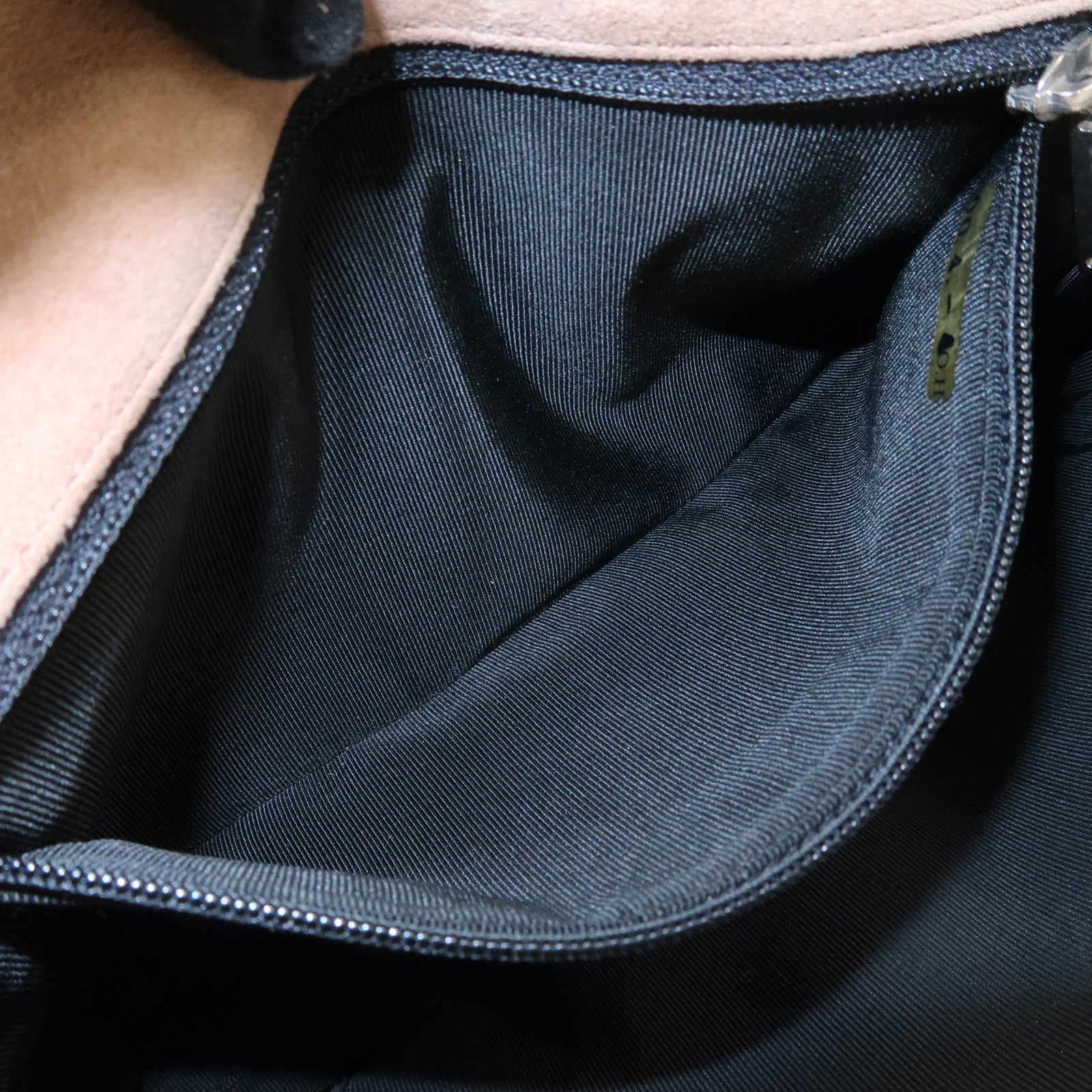 CHANEL 2.55 Suede Patchwork Chain Shoulder Bag Multicolor A14528 Used