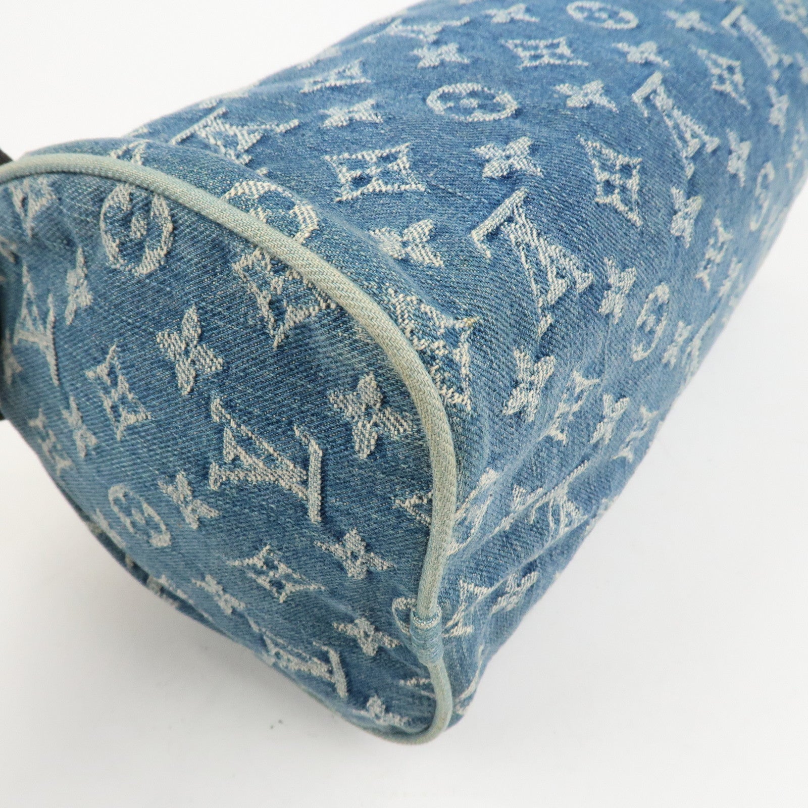 Louis Vuitton Monogram Denim Neo Speedy Boston Bag Blue M95019