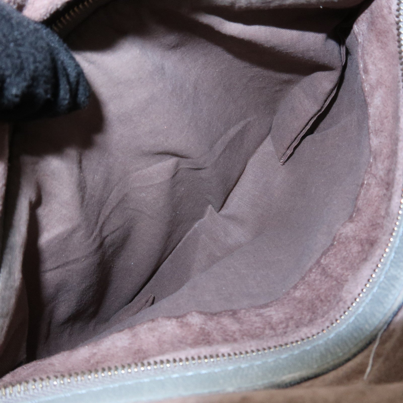 BOTTEGA VENETA  Hobo Intrecciato Leather Shoulder Bag Hand Bag Grey