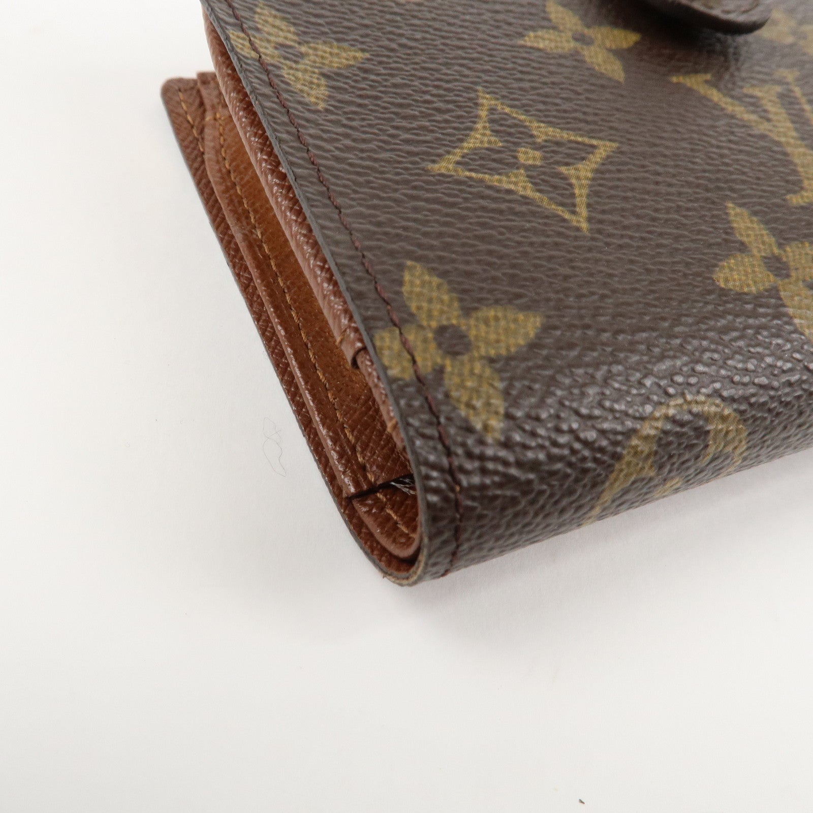 Louis Vuitton Monogram Porte Monnaie Billets Viennois Wallet M61663 Used