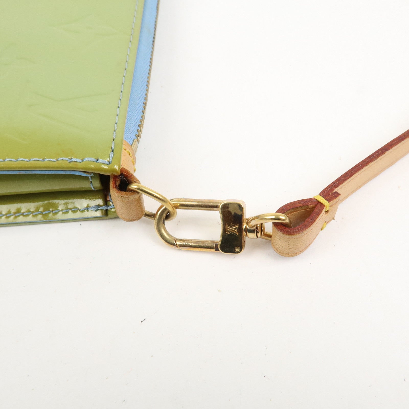 Louis Vuitton Monogram Vernis Lexington Hand Bag Baby Blue M91011