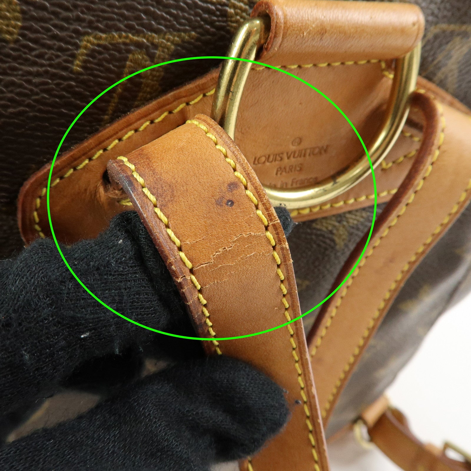 Louis Vuitton Monogram Montsouris MM Backpack Rucksack Brown M51136
