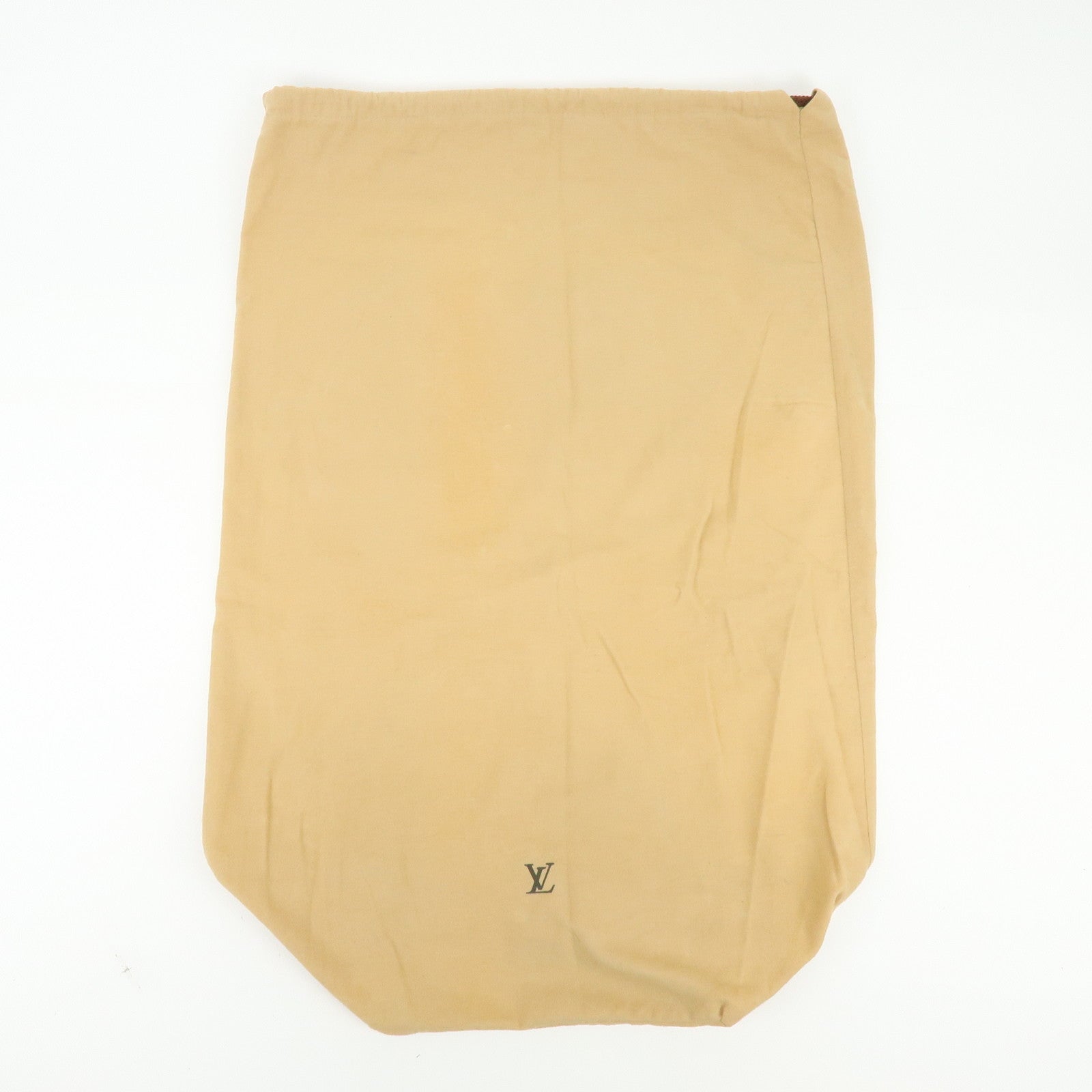 Louis Vuitton Set of 12 Dust Bag Storage Bag Drawstring Style Beige