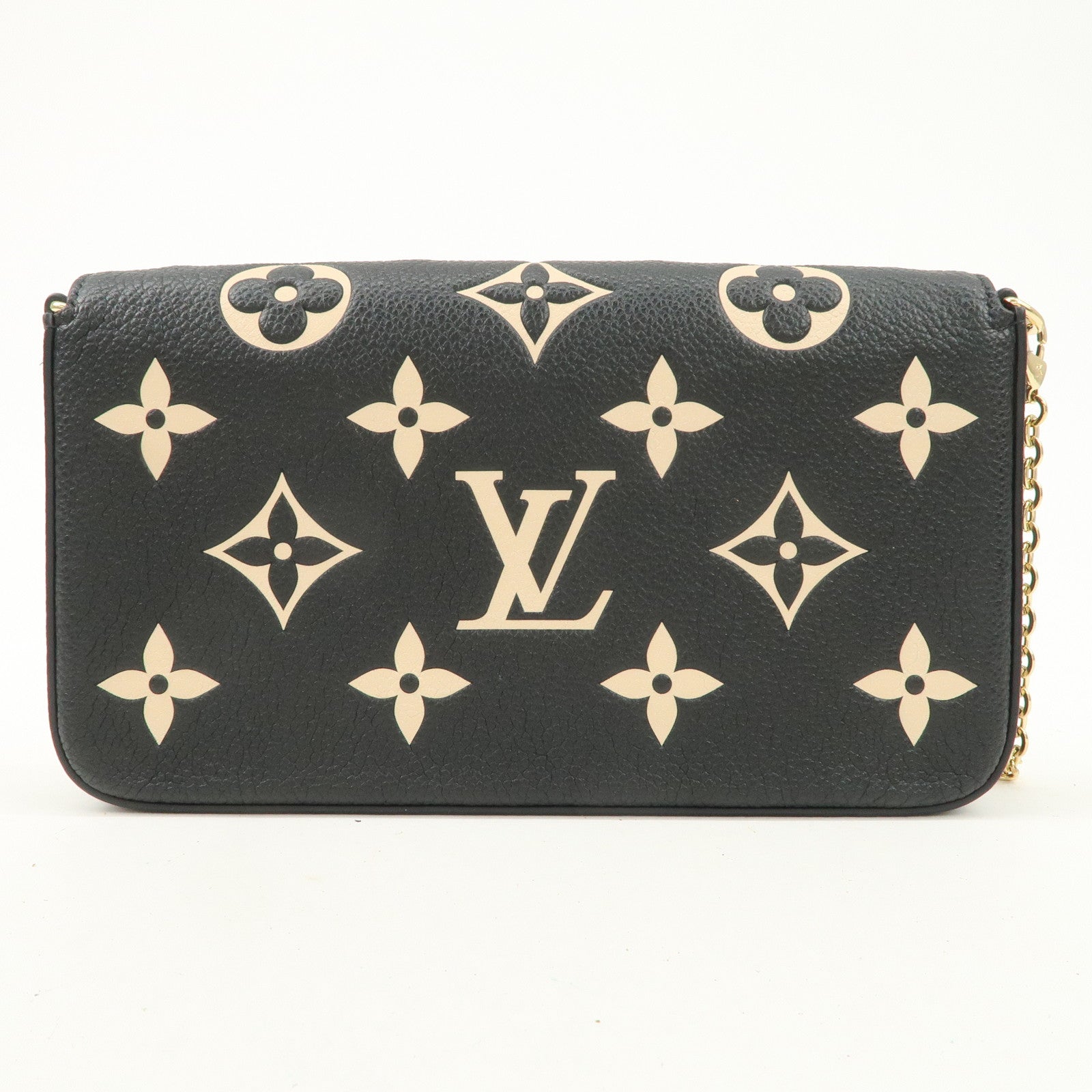 Louis Vuitton Monogram Empreinte Pochette Félicie Black M82479 Used