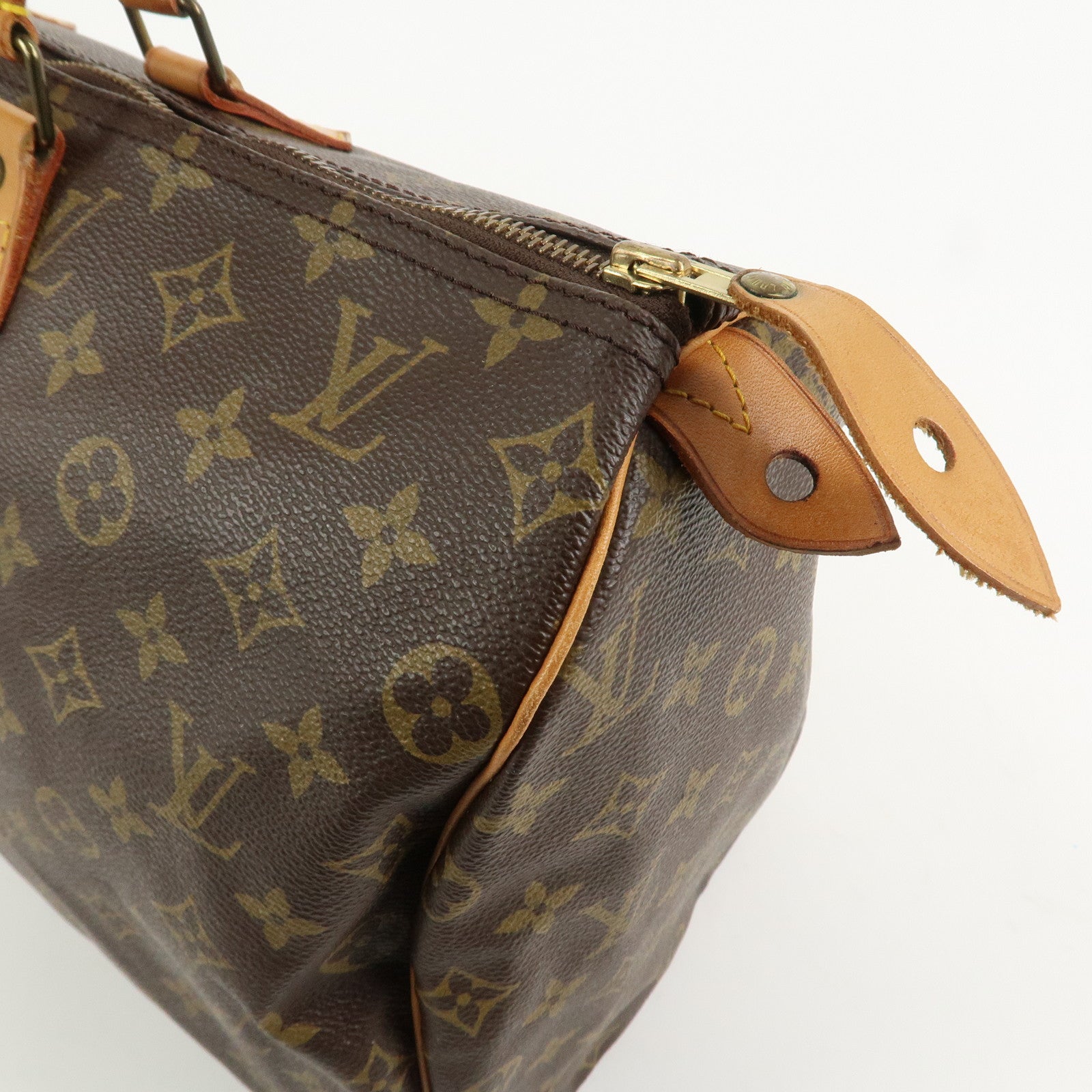 Louis Vuitton Monogram Speedy 40 Hand Bag Boston Bag Brown M41522