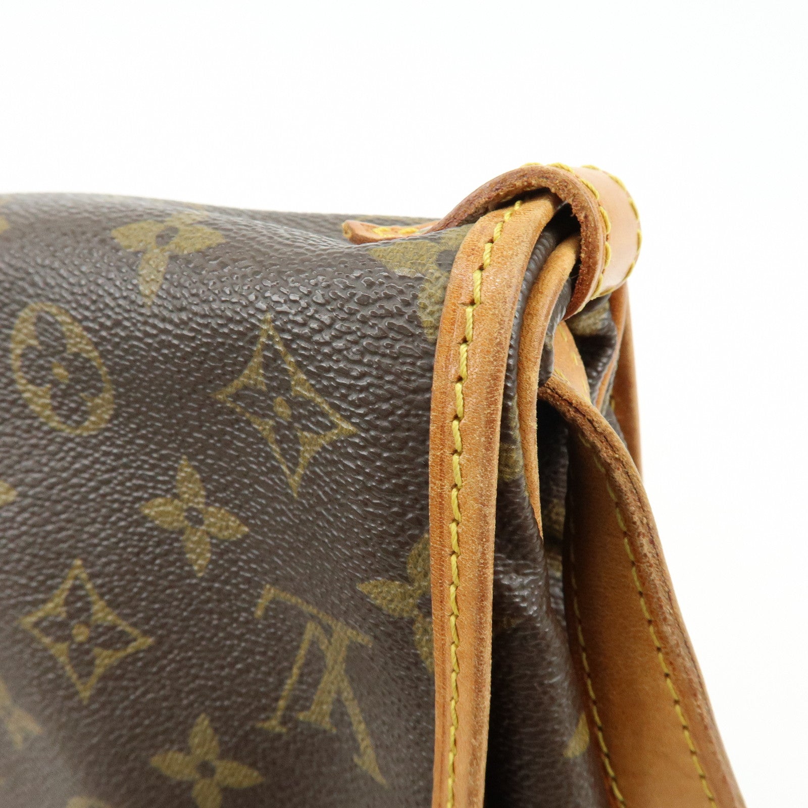 Louis Vuitton Monogram Saumur 30 Canvas Shoulder Bag Brown M42256