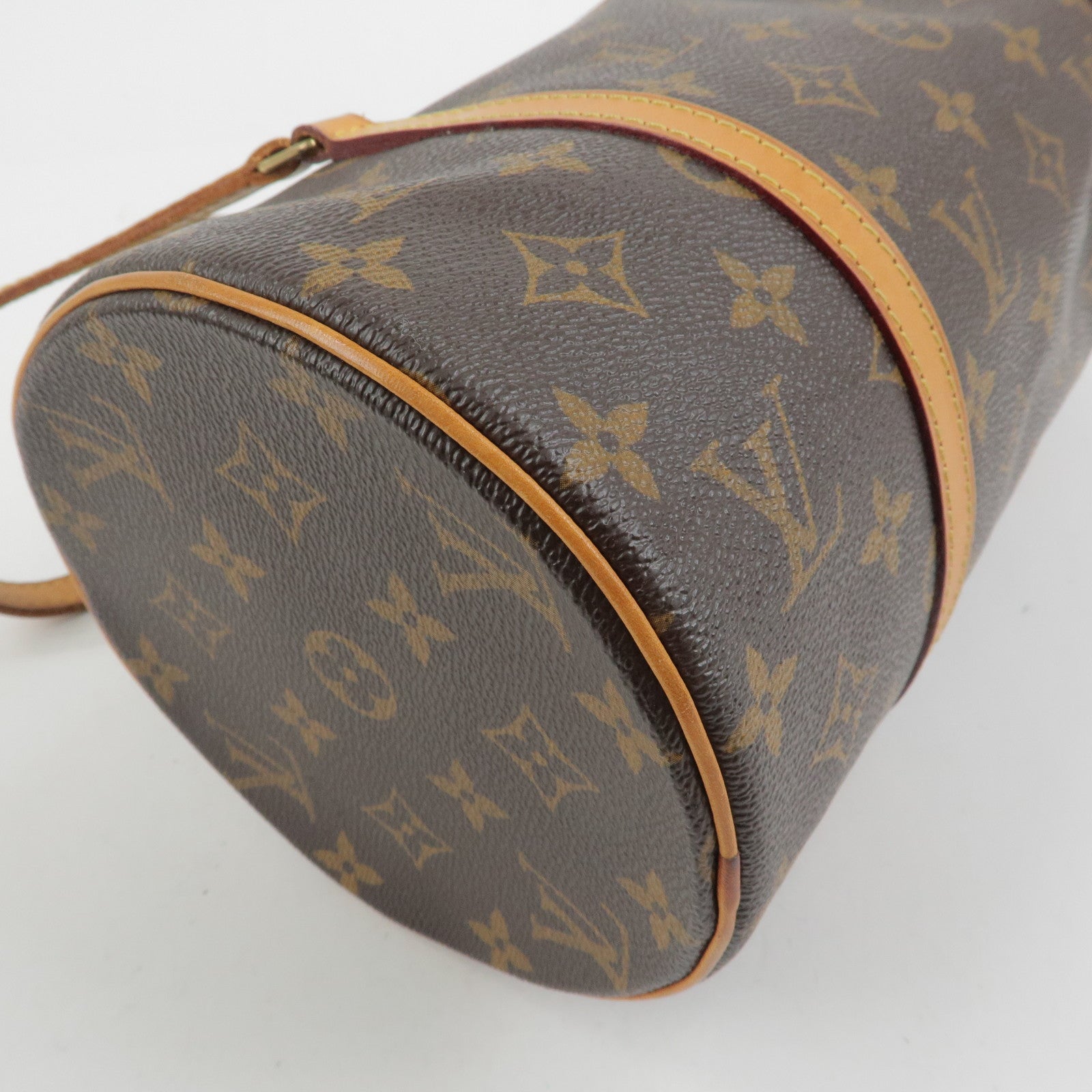 Louis Vuitton Monogram Papillon 30 Hand Bag Brown M51385