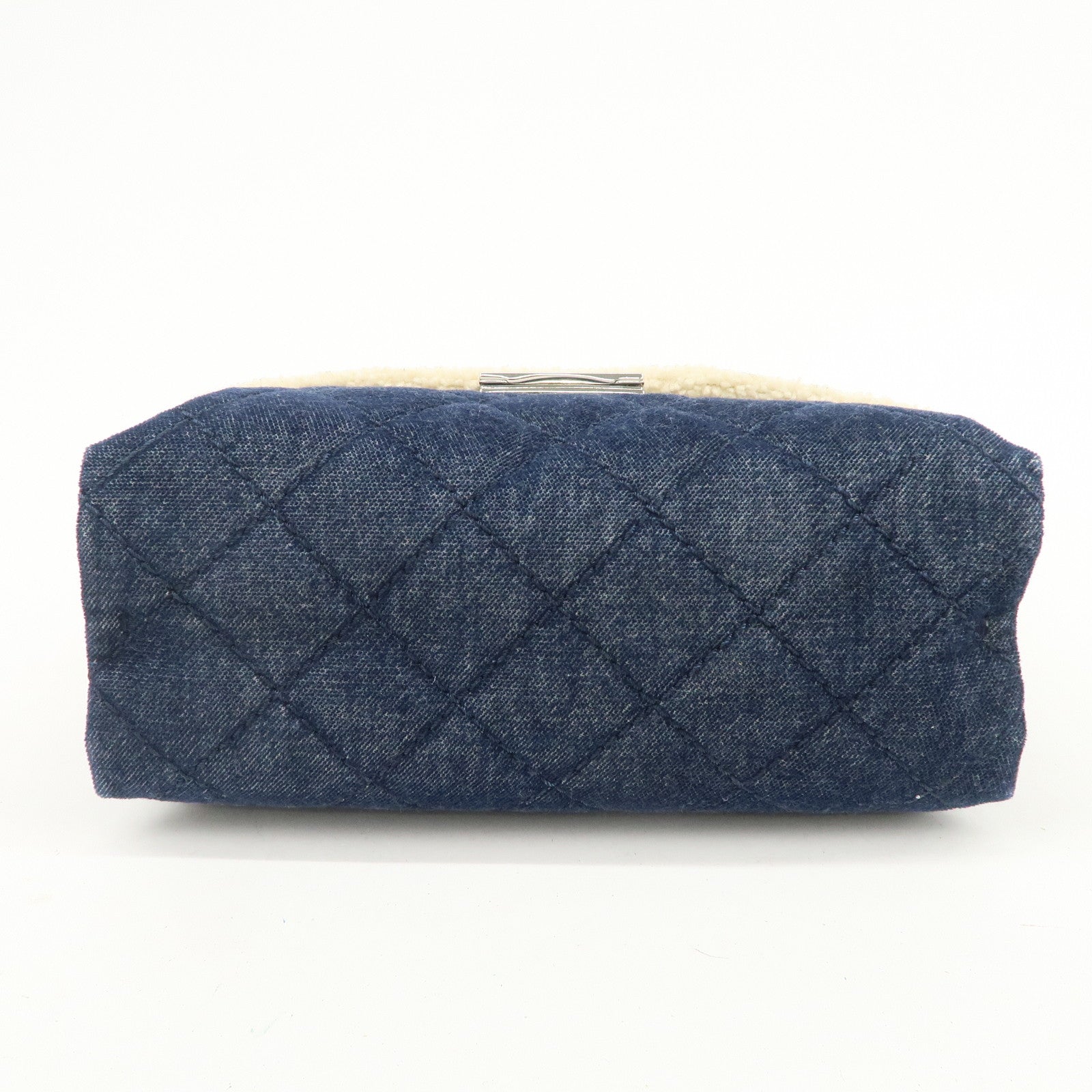 STELLA MCCARTNEY Denim Fur Falabella Shoulder Bag Crossbody Bag