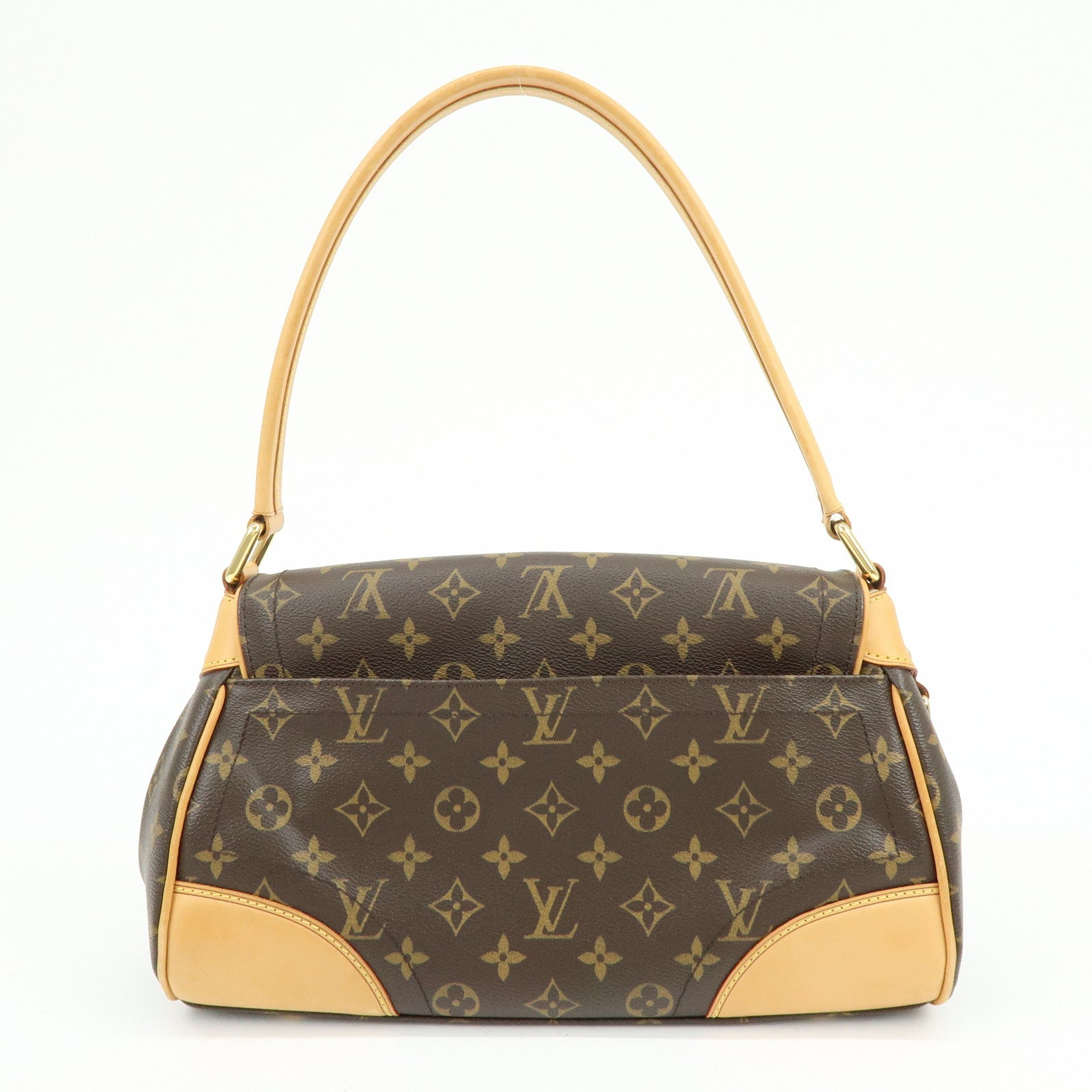 Louis Vuitton Monogram Beverly MM Shoulder Hand Bag Brown M40121