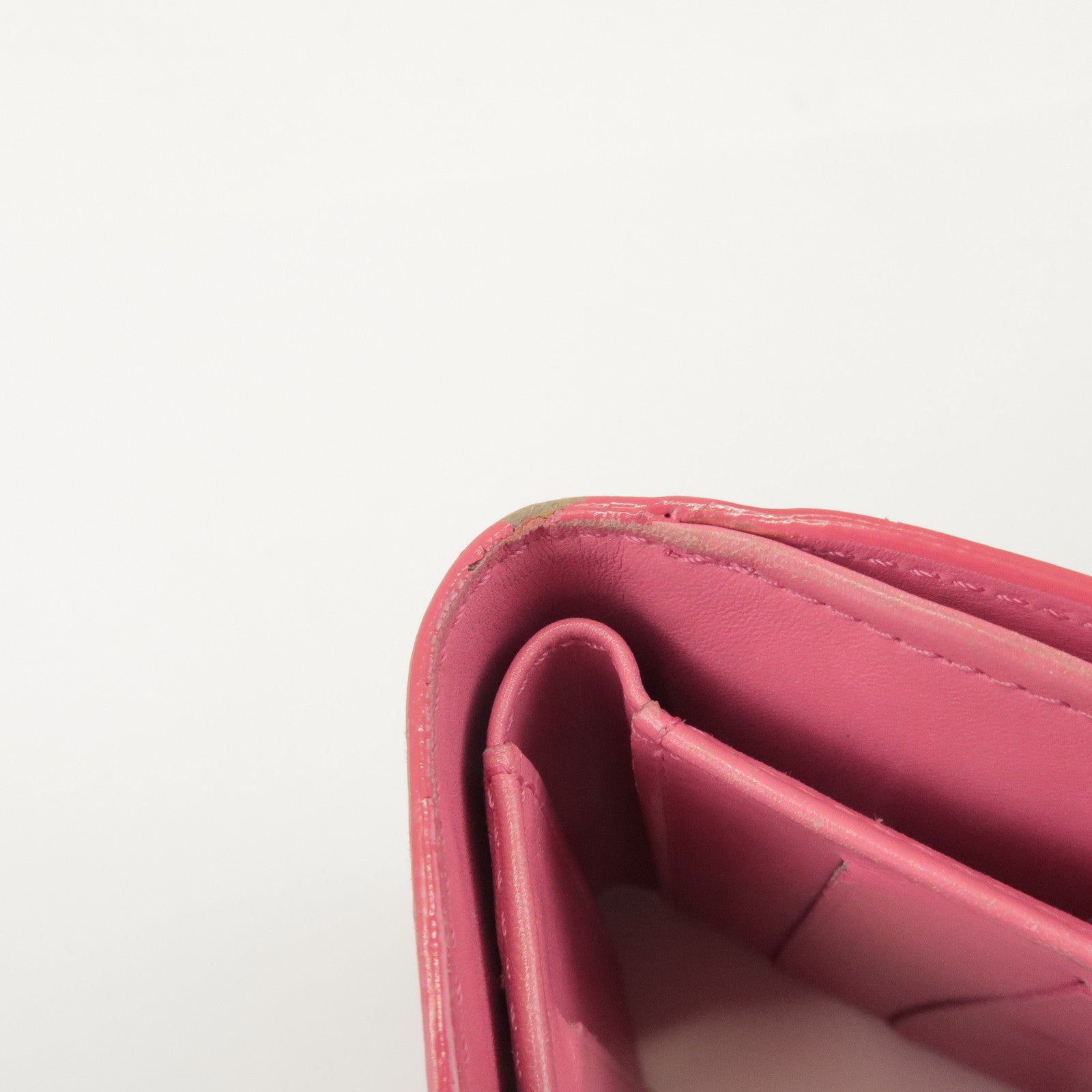 Louis Vuitton Vernis Porte Monnaie Billets Cartes Crédit M9139F