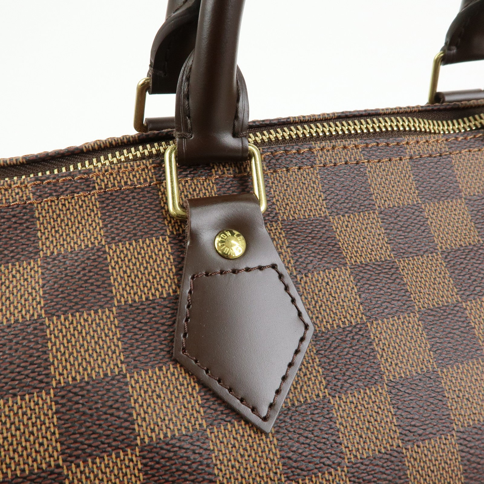Louis Vuitton Damier Ebene Speedy 30 Boston Bag Hand Bag N41531