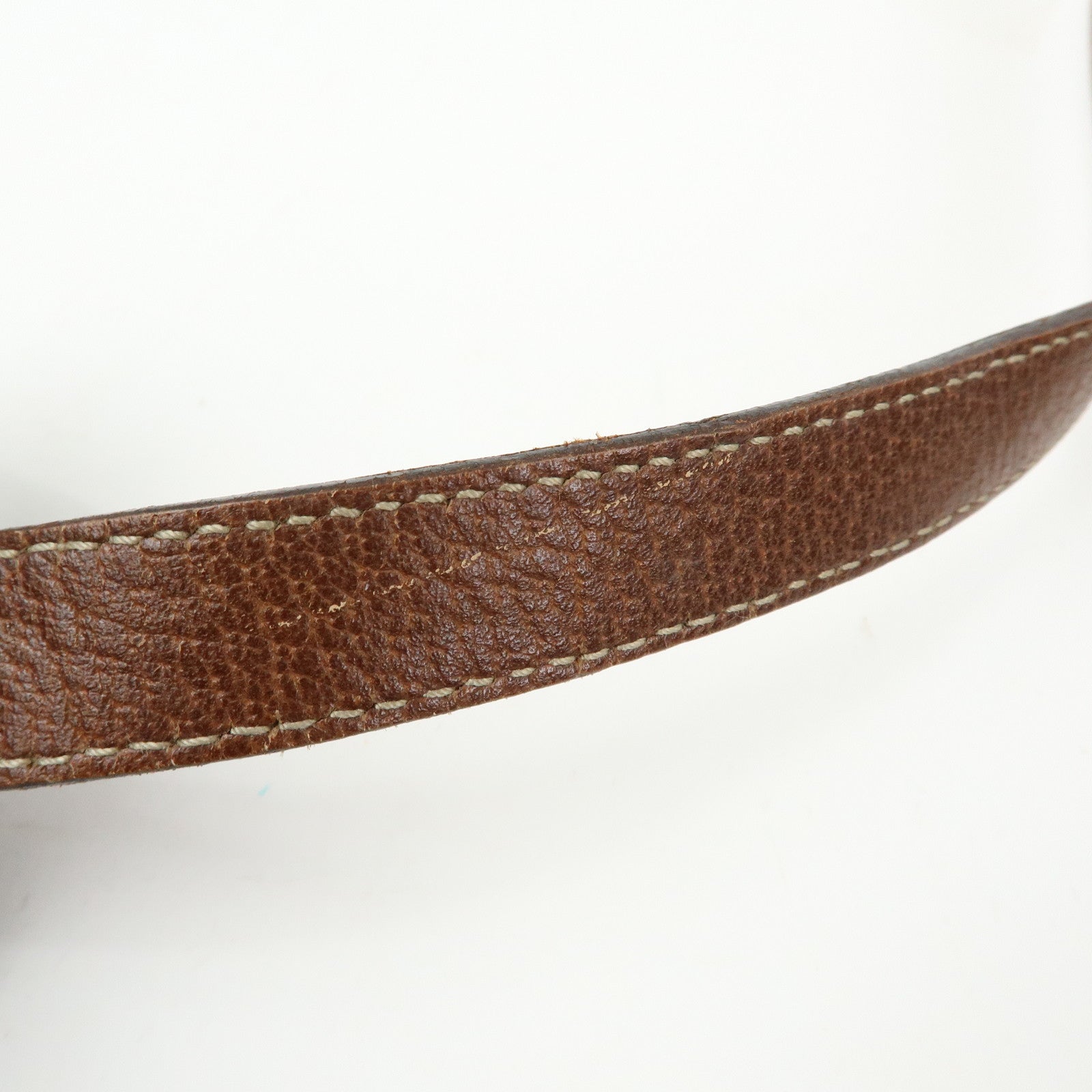 GUCCI Abbey Denim Leather Shoulder Bag Crossbody Bag Navy 131326