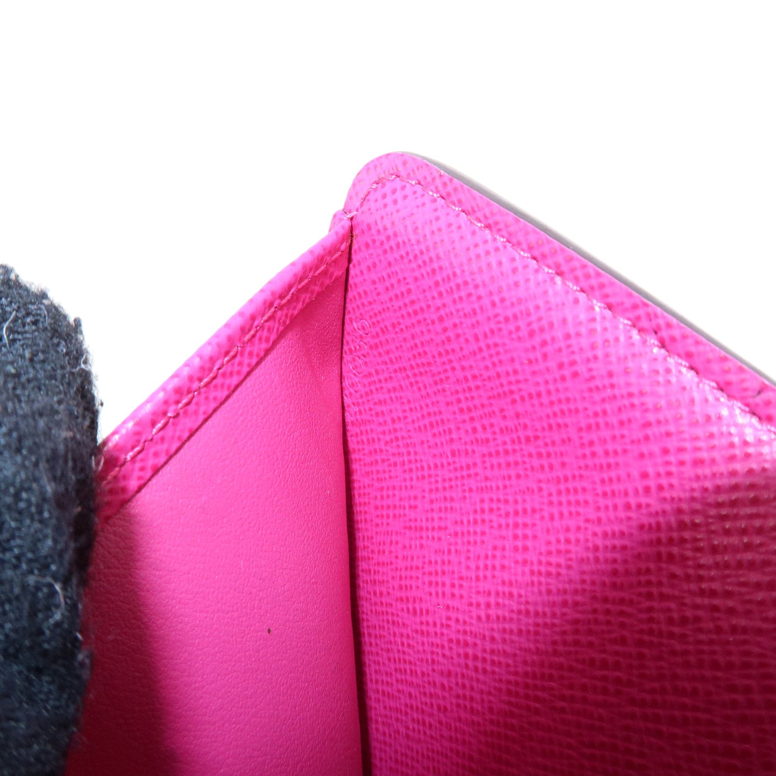 Louis Vuitton Monogram Perfor Compact Zip Bi-fold Wallet Fuchsia M95188 Used