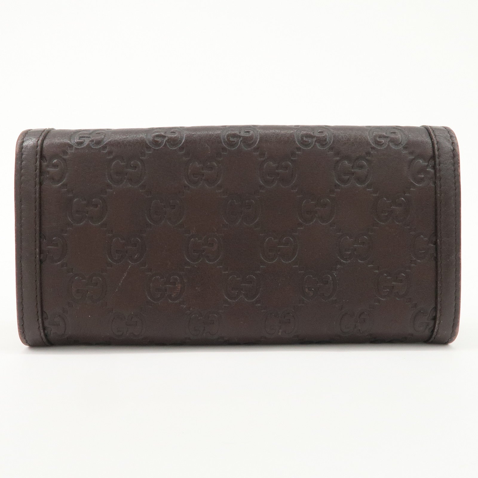 GUCCI Guccissima Interlocking GG Leather Bi-fold Wallet 282431