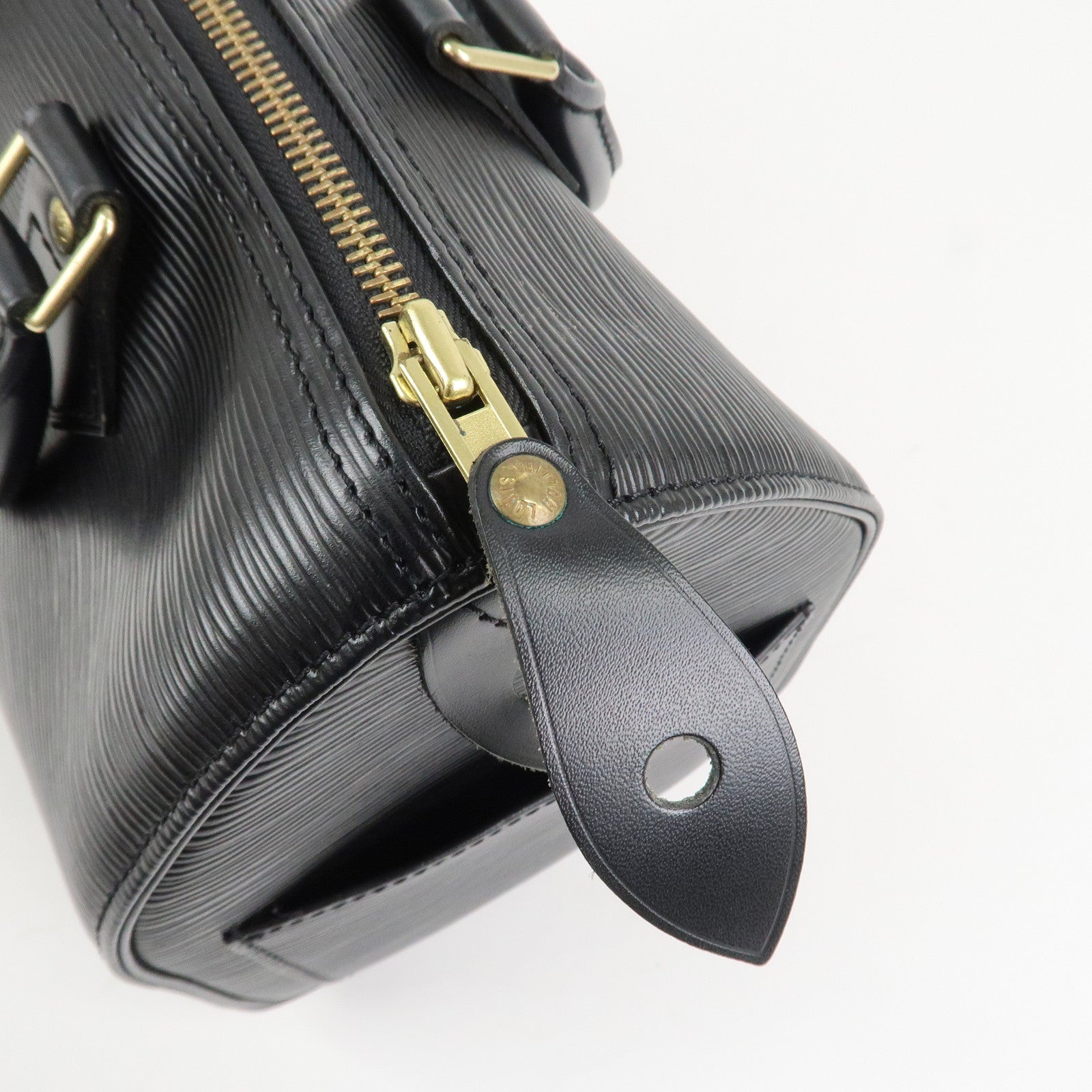 Louis Vuitton Epi Leather Speedy 25 Hand Bag Boston Bag Noir M59032