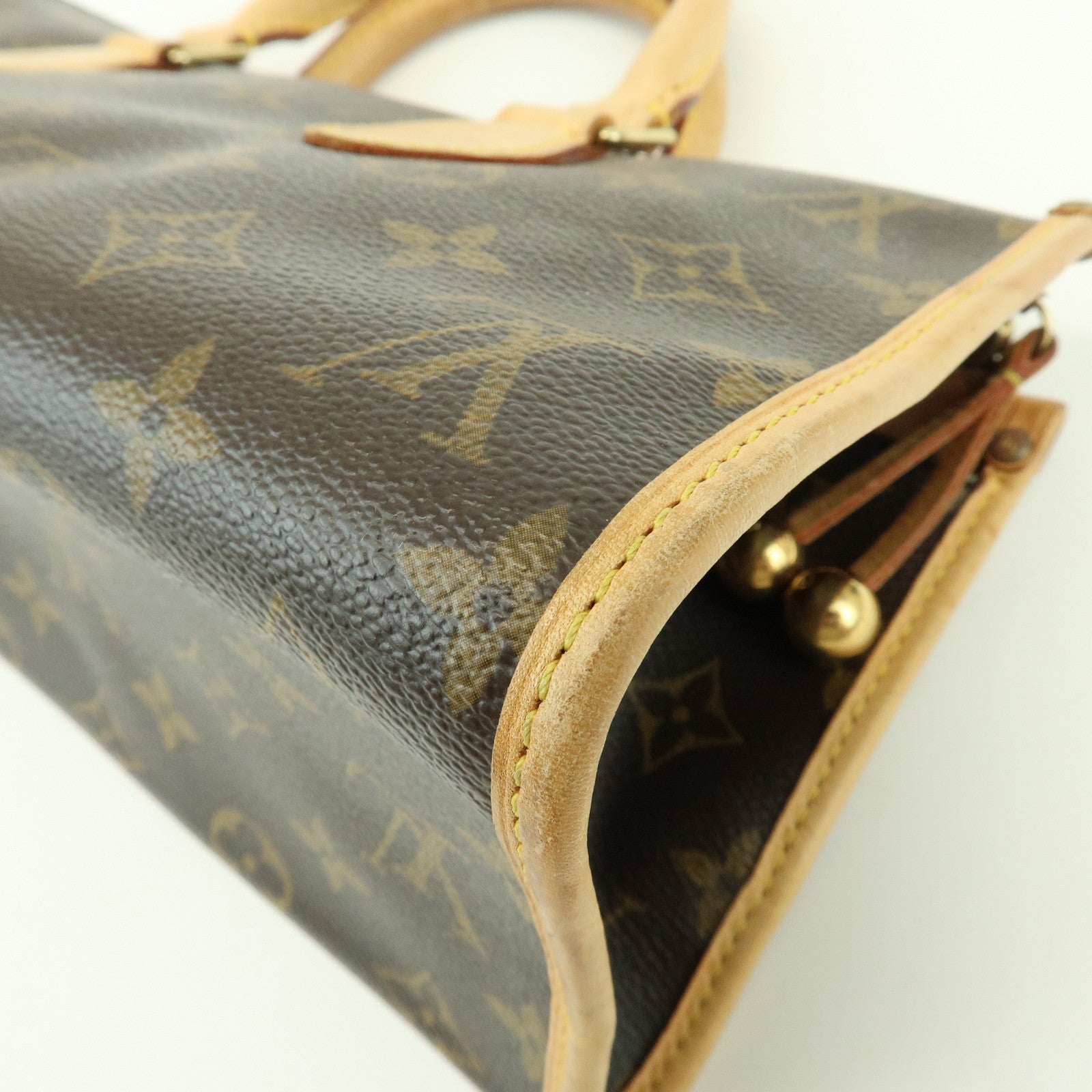 Louis Vuitton Monogram Popincourt Hand Bag Brown M40009