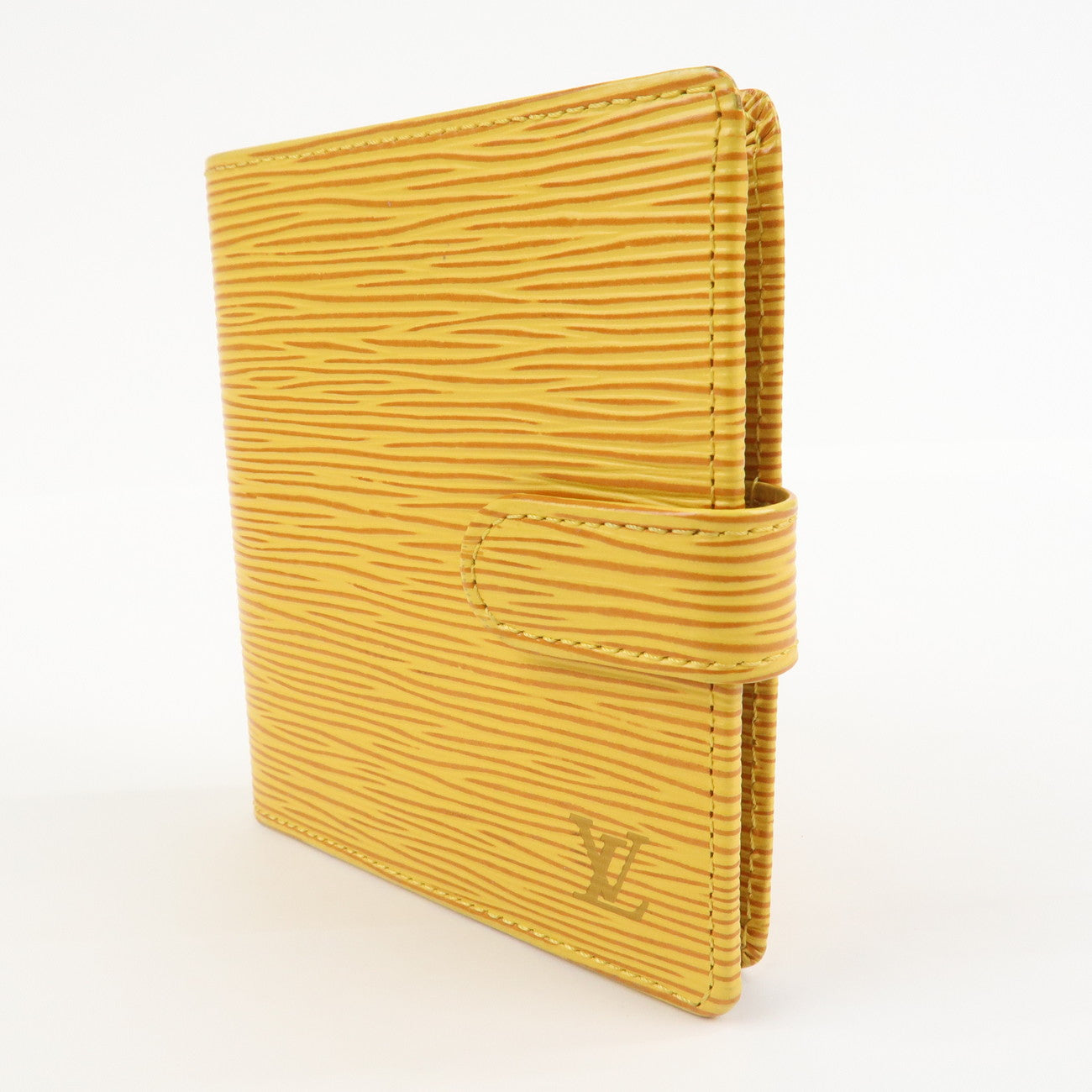 Louis Vuitton Epi Portefeuille Bié Compact Wallet Yellow M63559