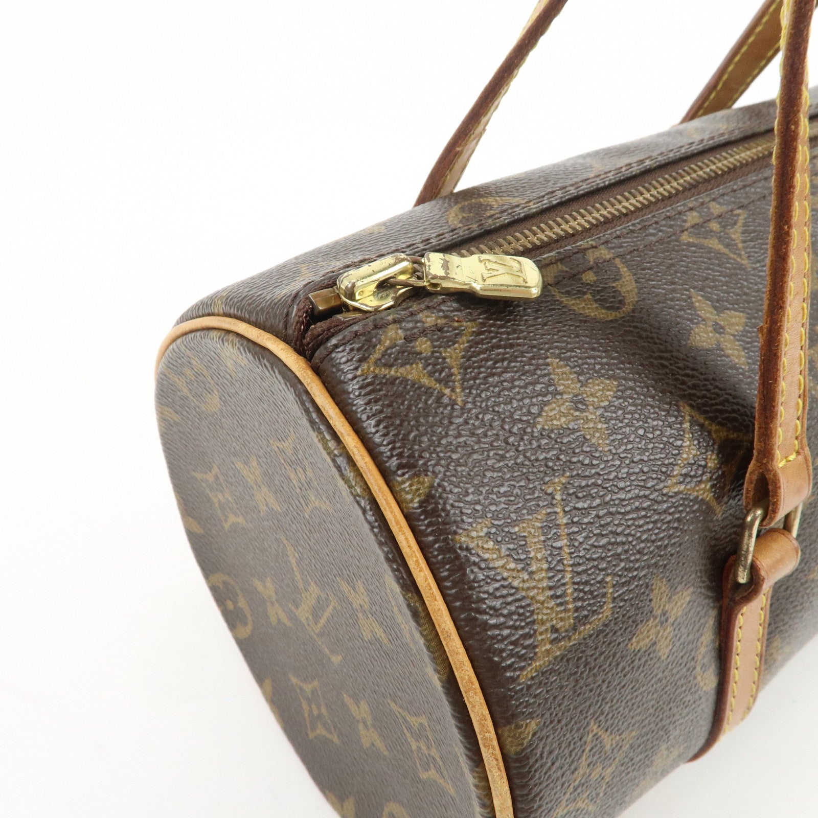 Louis Vuitton Monogram Papillon 26 Hand Bag Brown M51386